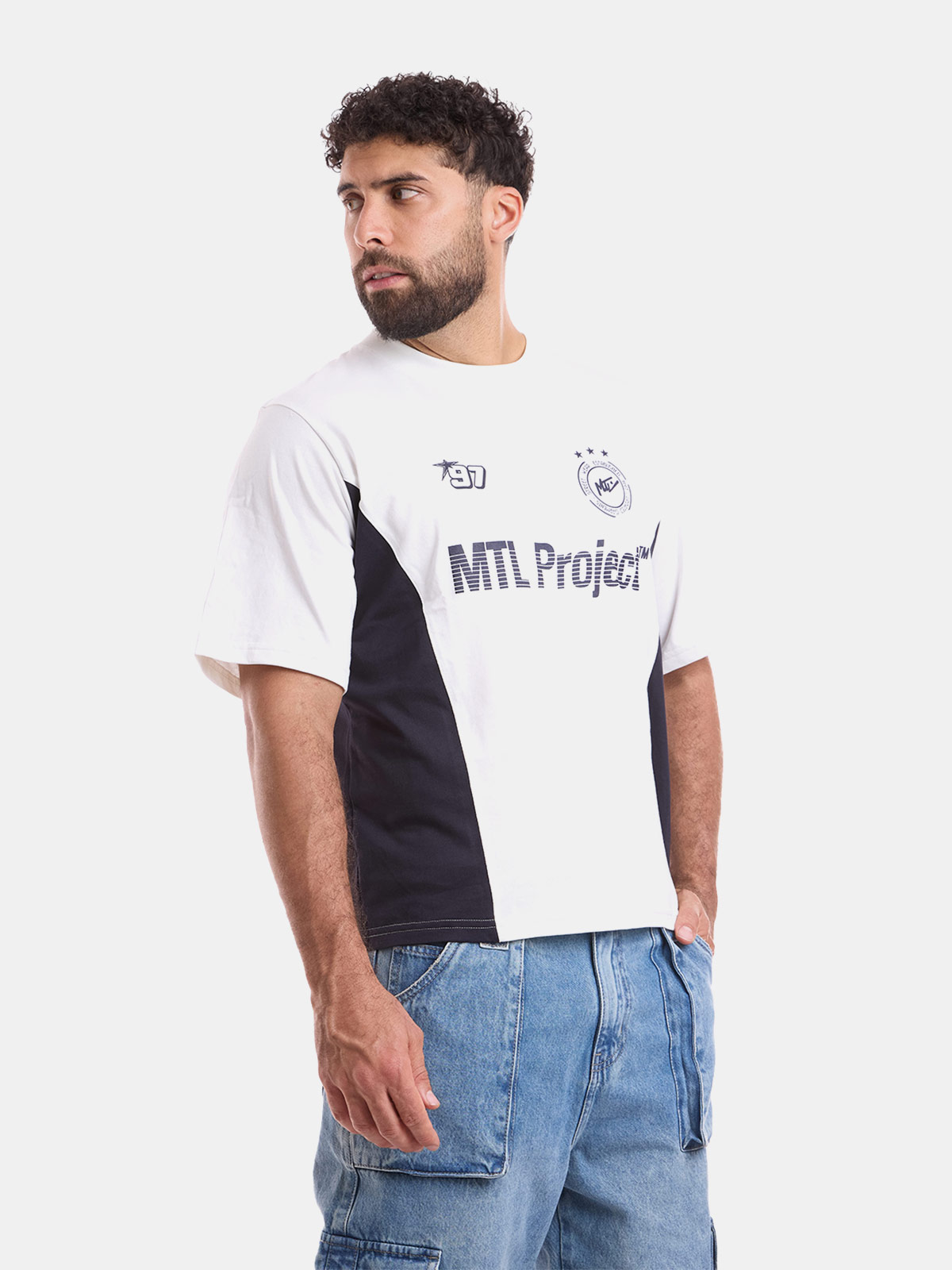 POLO BOXY FIT MANGA CORTA HOMBRE METAL JEANS VICO - 3