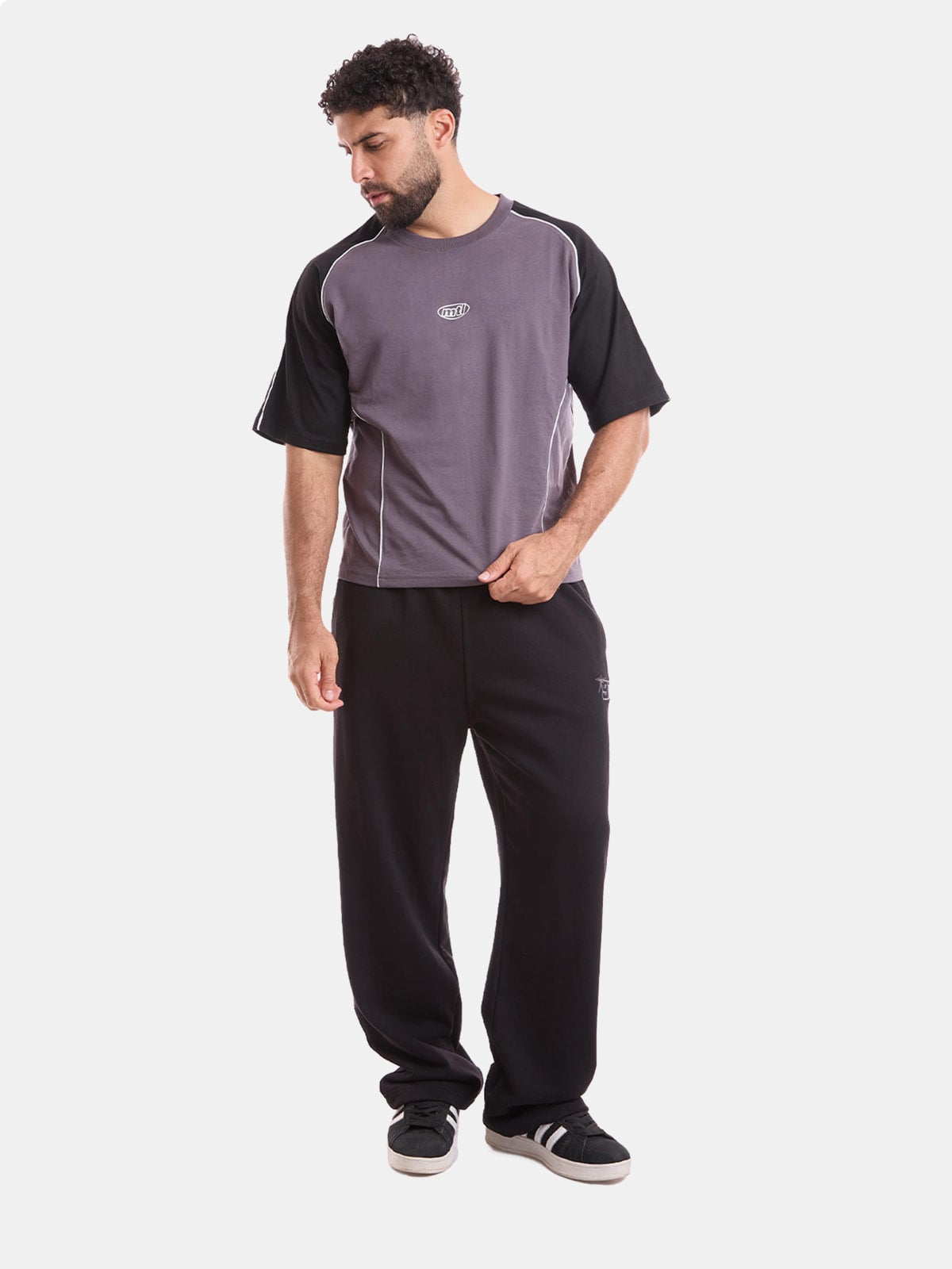 BUZO BAGGY HOMBRE METAL JEANS TERRY SNOW - 1