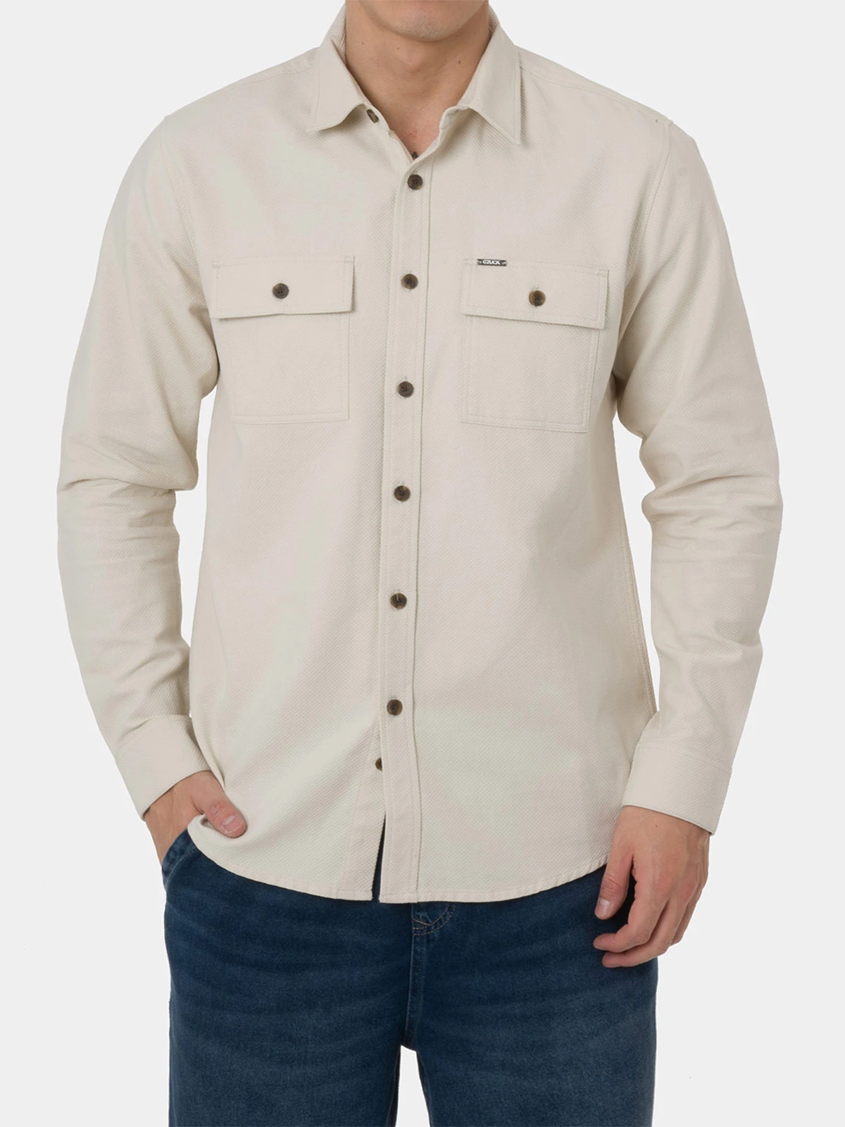 CAMISA MANGA LARGA HOMBRE GZUCK PEKLER - 1