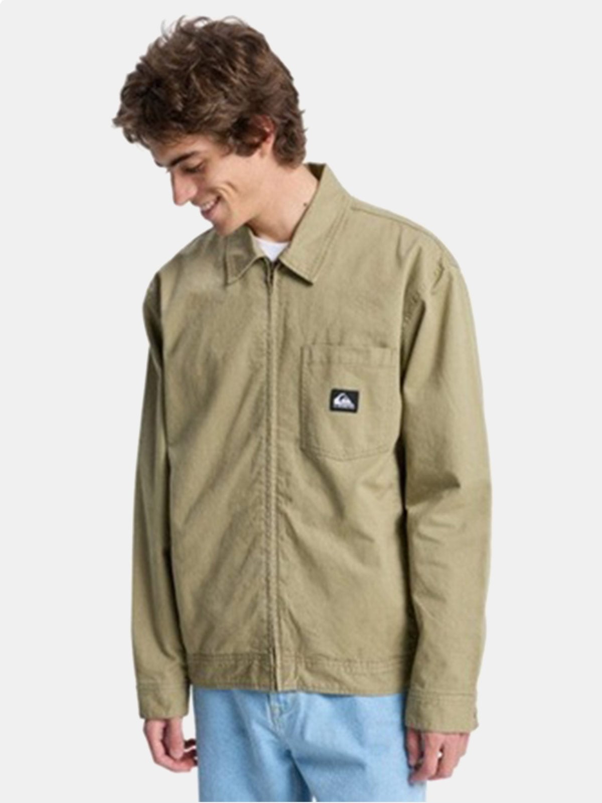 CASACA HOMBRE QUIKSILVER BEIGE DNA SURF - 1
