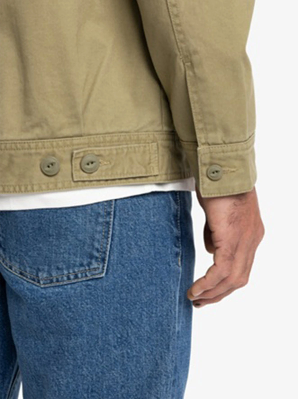 CASACA HOMBRE QUIKSILVER BEIGE DNA SURF - 4