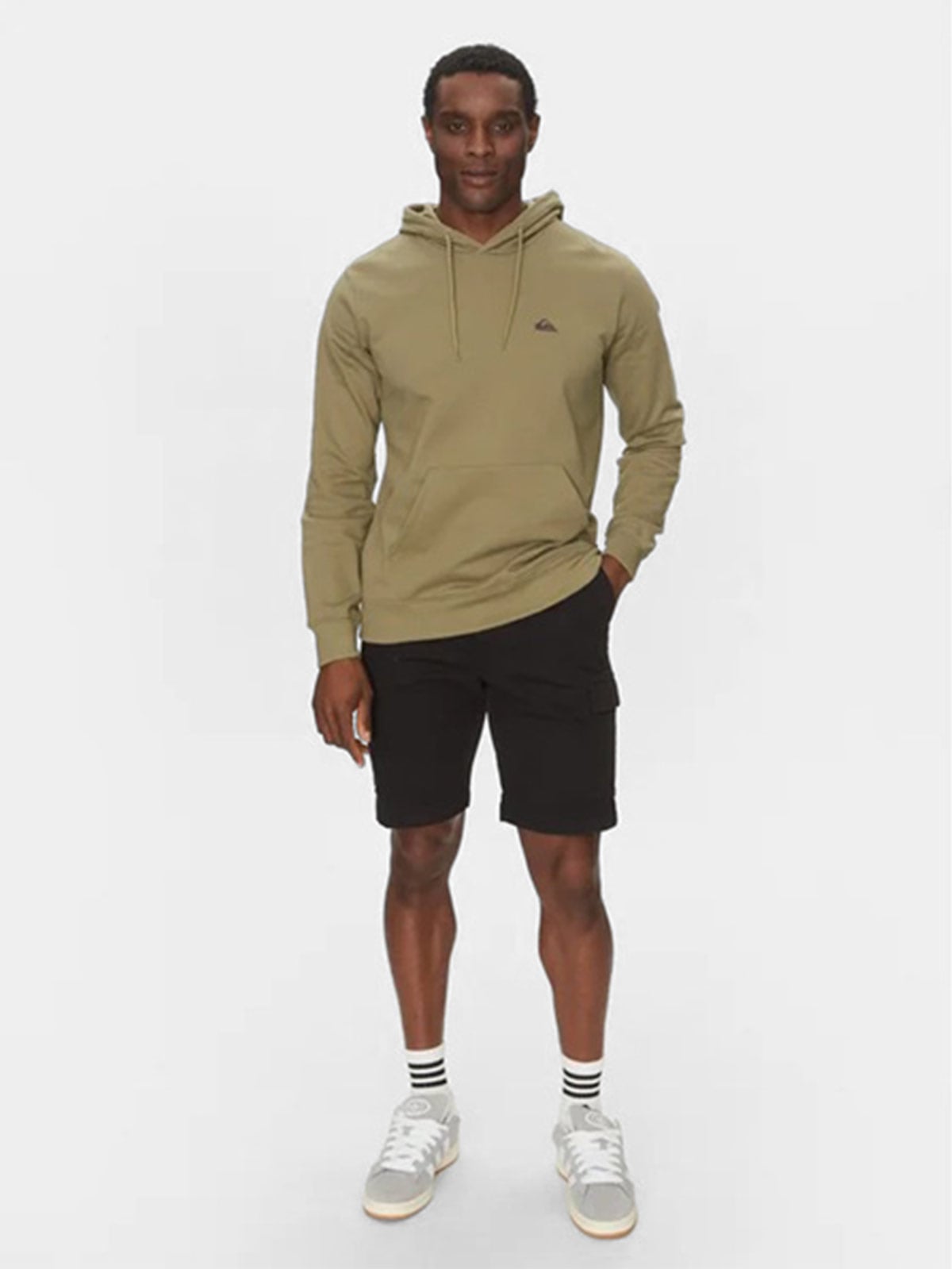 POLERA MANGA LARGA HOMBRE QUIKSILVER BASIC HOODIE - 5