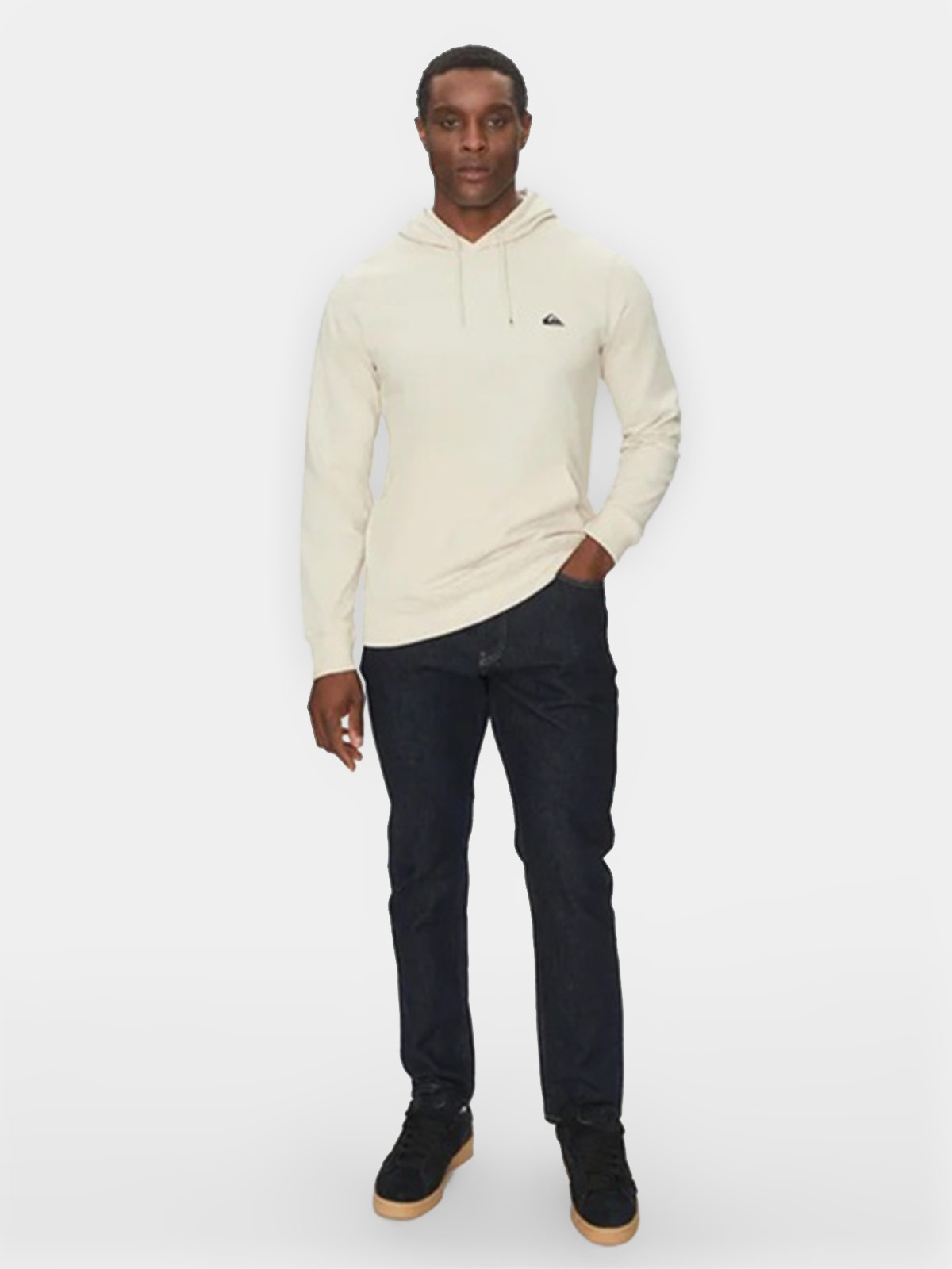 POLERA MANGA LARGA HOMBRE QUIKSILVER BASIC HOODIE - 5