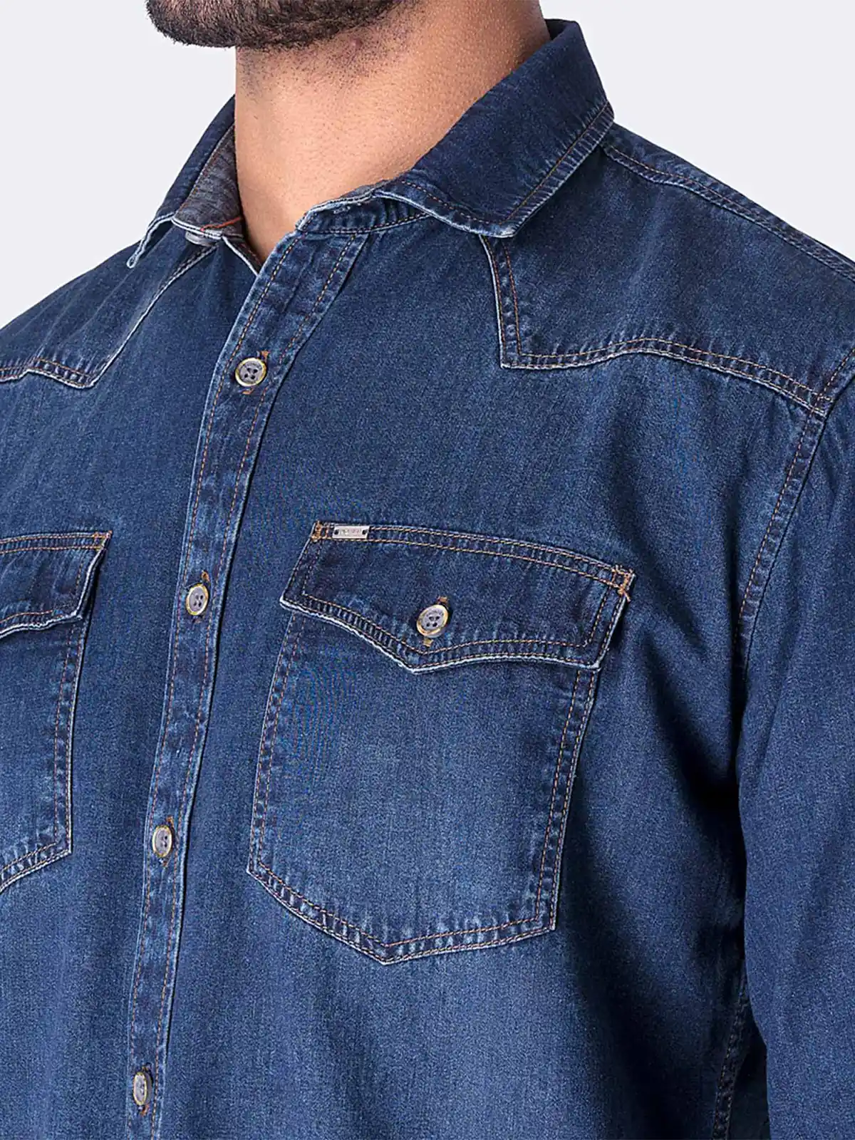 CAMISA REGULAR FIT MANGA LARGA HOMBRE PIONIER - 3