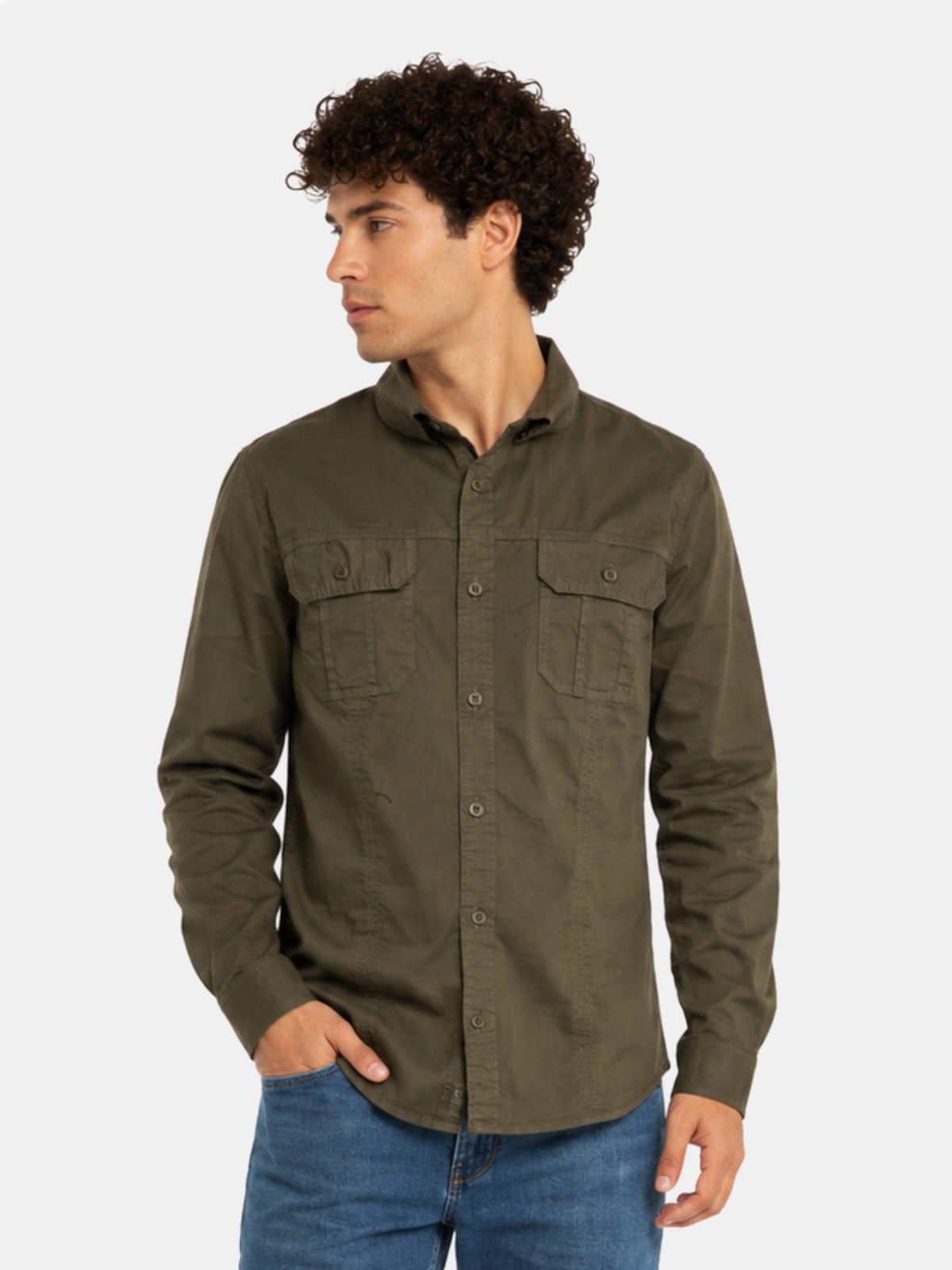 CAMISA MANGA LARGA ALGODÓN HOMBER PARADA 111 LEVIS - 1
