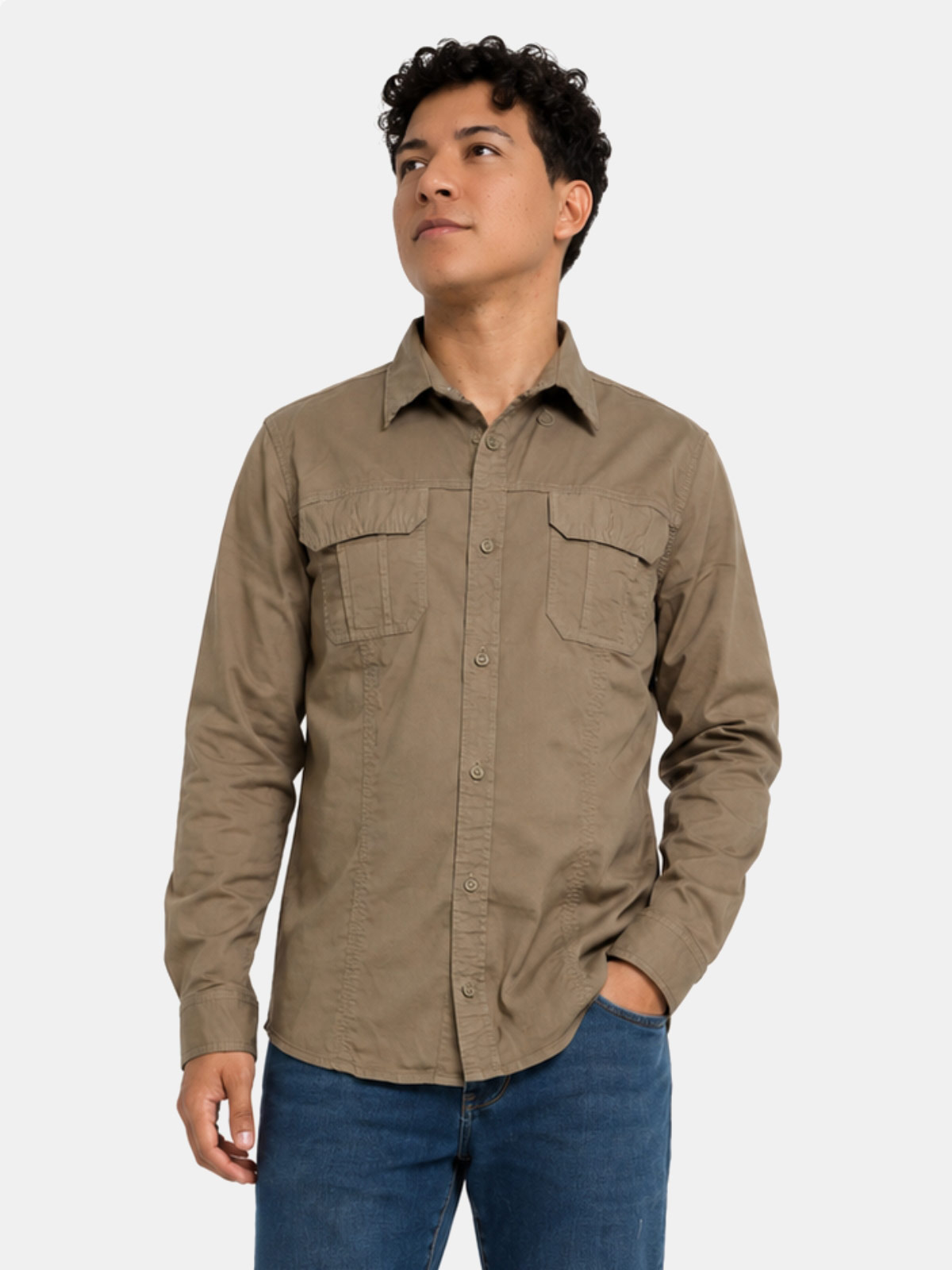 CAMISA MANGA LARGA ALGODÓN HOMBER PARADA 111 LEVIS - 1