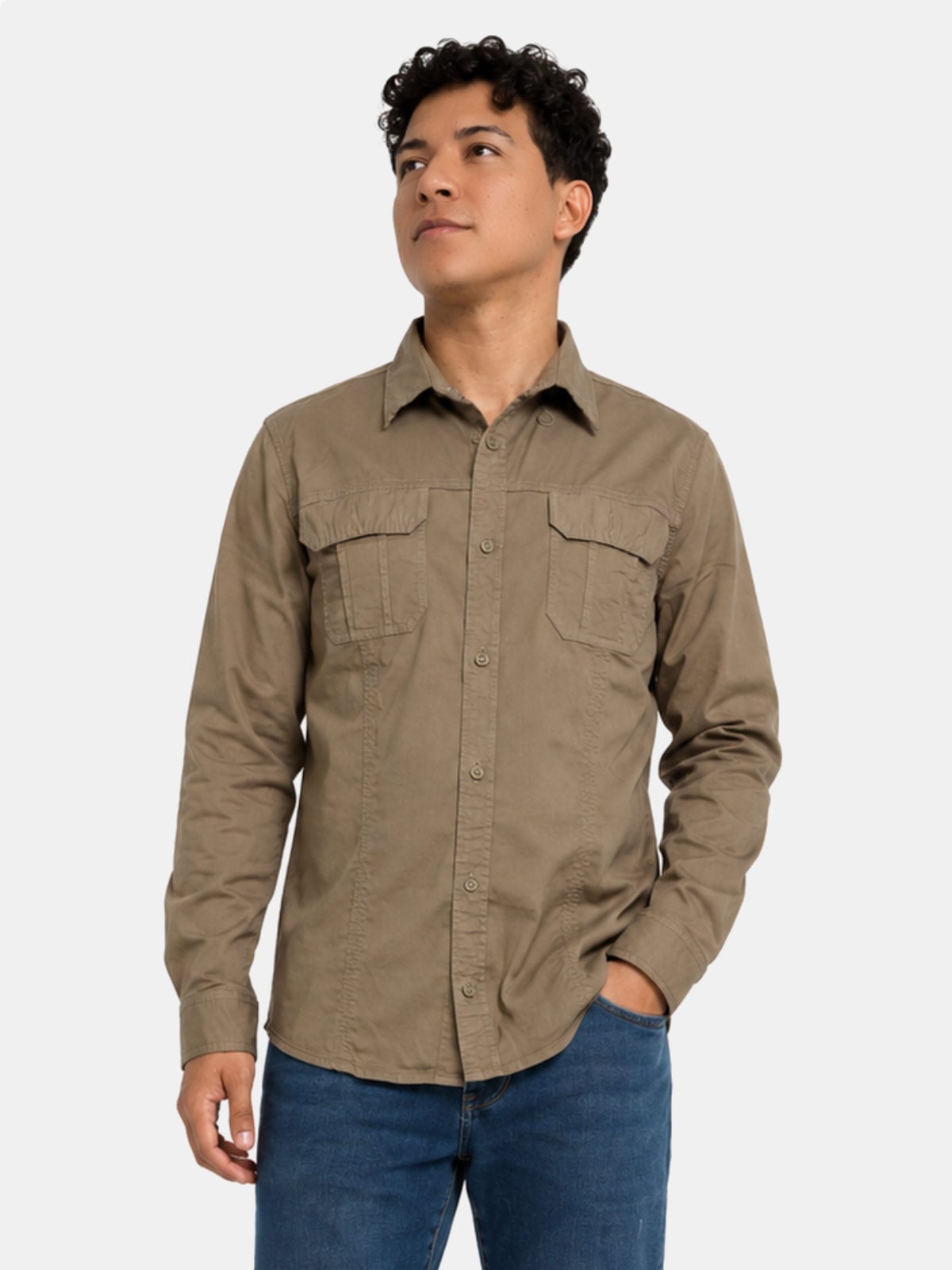 CAMISA MANGA LARGA ALGODÓN HOMBER PARADA 111 LEVIS - 1