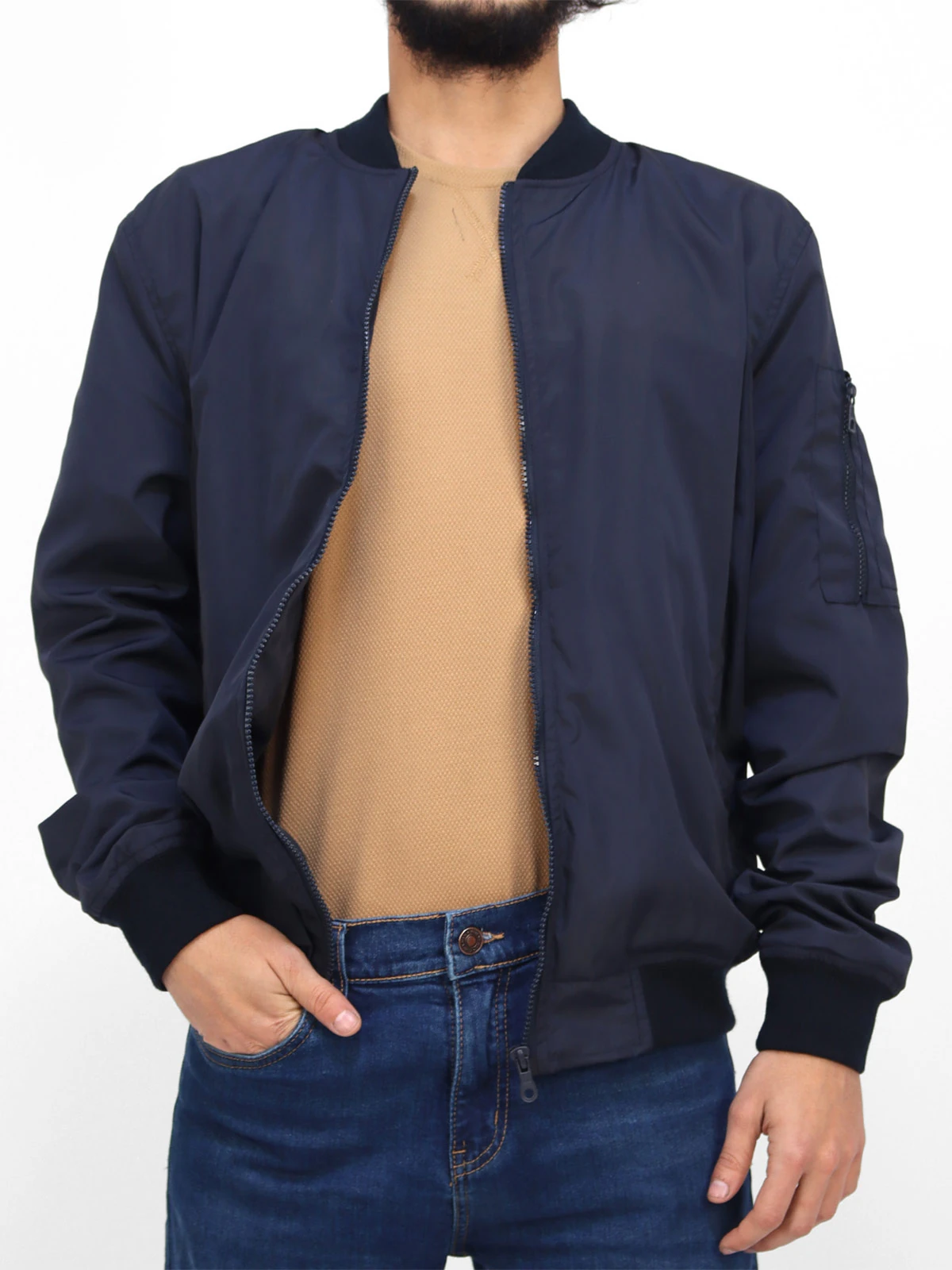CASACA HOMBRE KAYRA AZUL BOMBER - 1