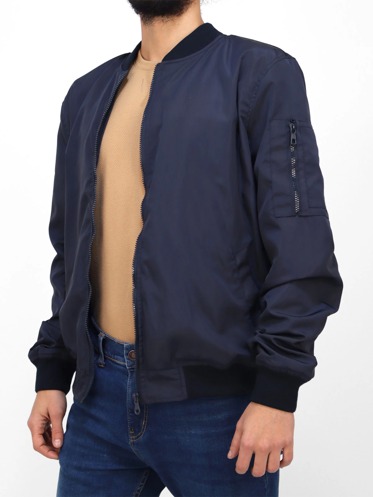 CASACA HOMBRE KAYRA AZUL BOMBER - 3
