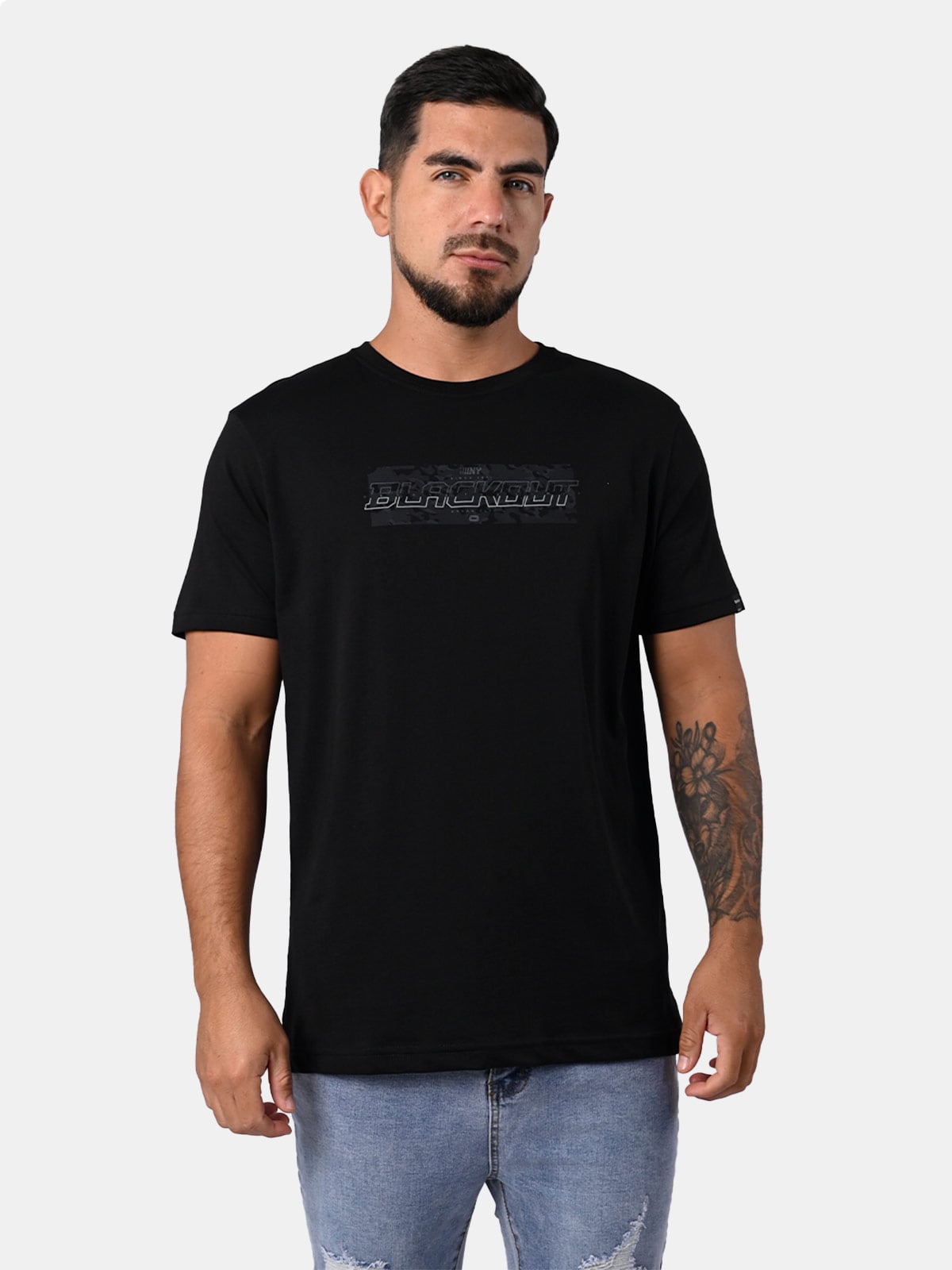 POLO MANGA CORTA HOMBRE BLACKOUT BASICO - 1
