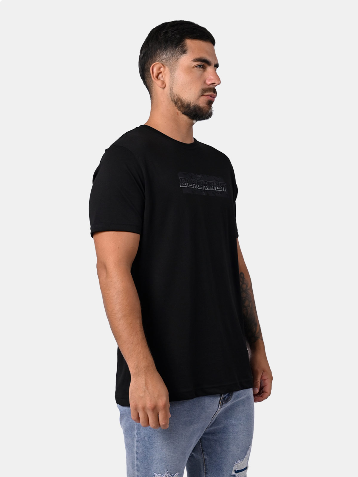 POLO MANGA CORTA HOMBRE BLACKOUT BASICO - 3