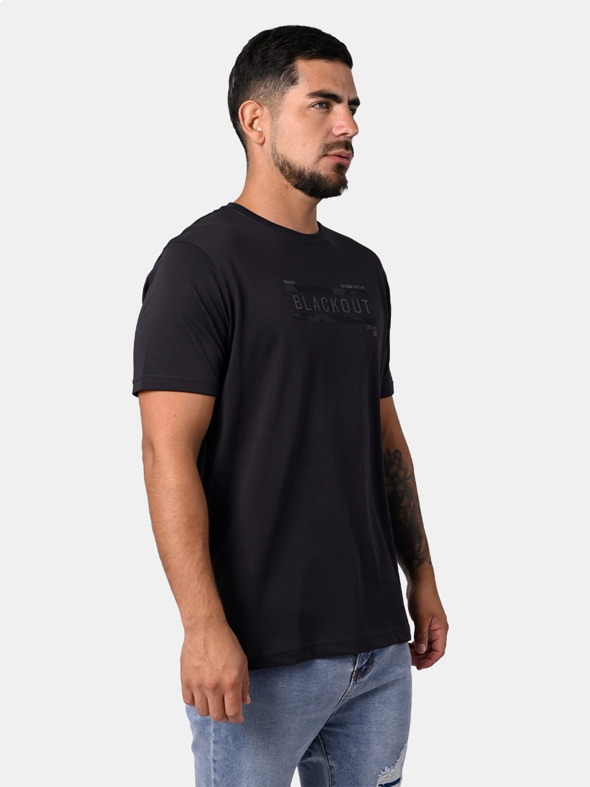 POLO MANGA CORTA HOMBRE BLACKOUT BASICO - 3