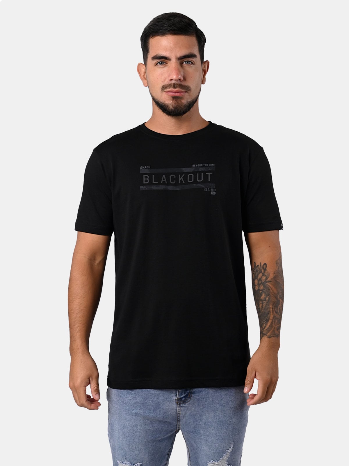 POLO MANGA CORTA HOMBRE BLACKOUT BASICO - 1