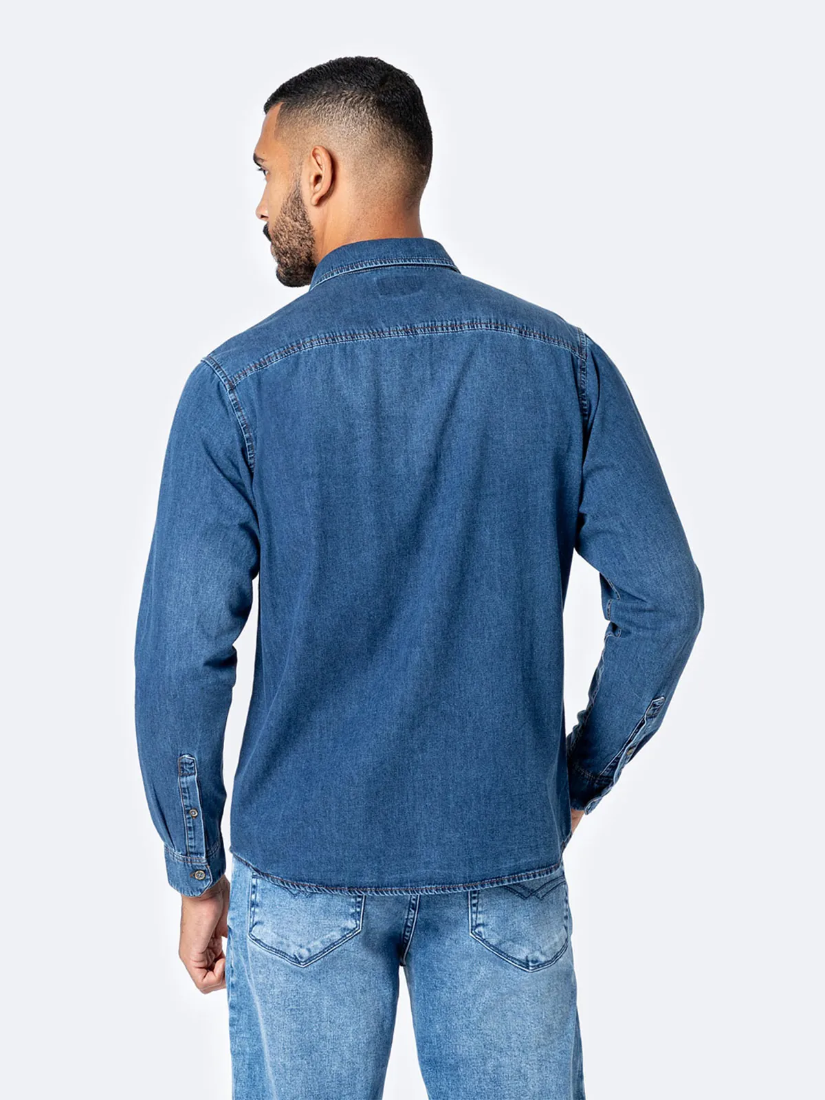 CAMISA REGULAR FIT MANGA LARGA HOMBRE PIONIER - 2