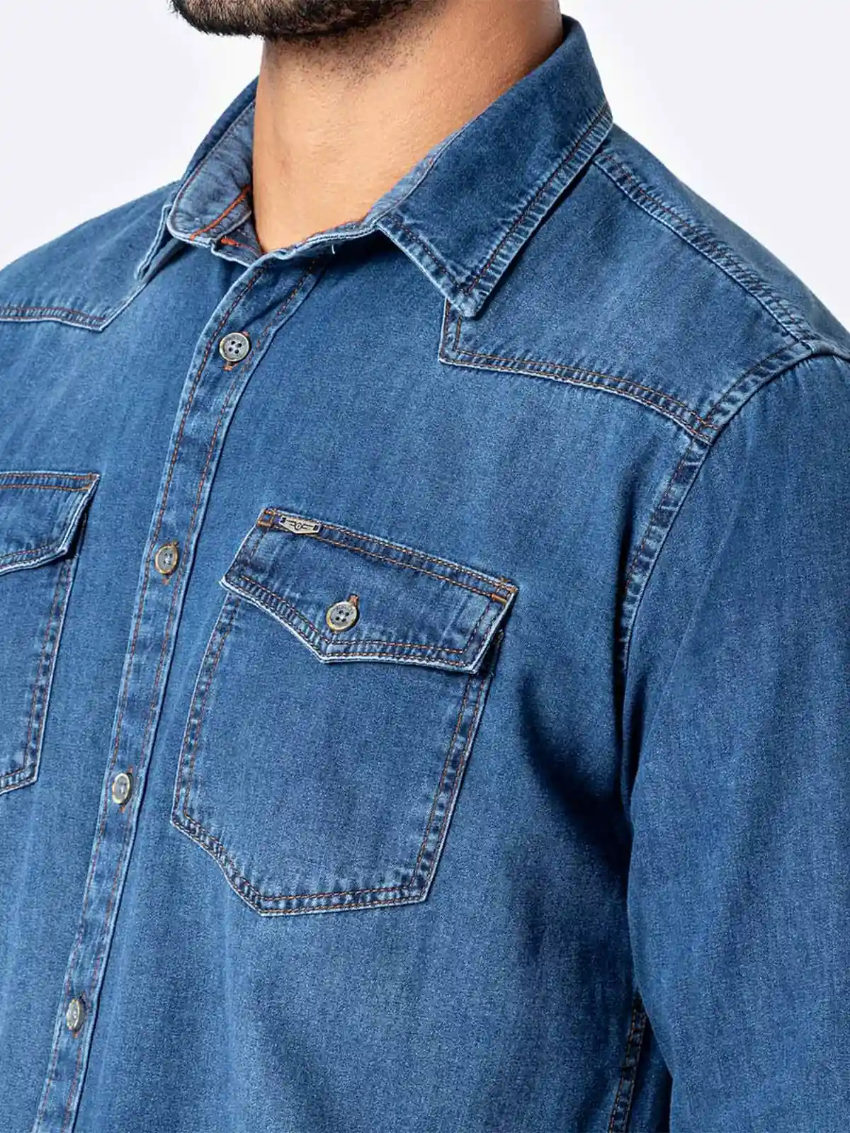 CAMISA REGULAR FIT MANGA LARGA HOMBRE PIONIER - 3
