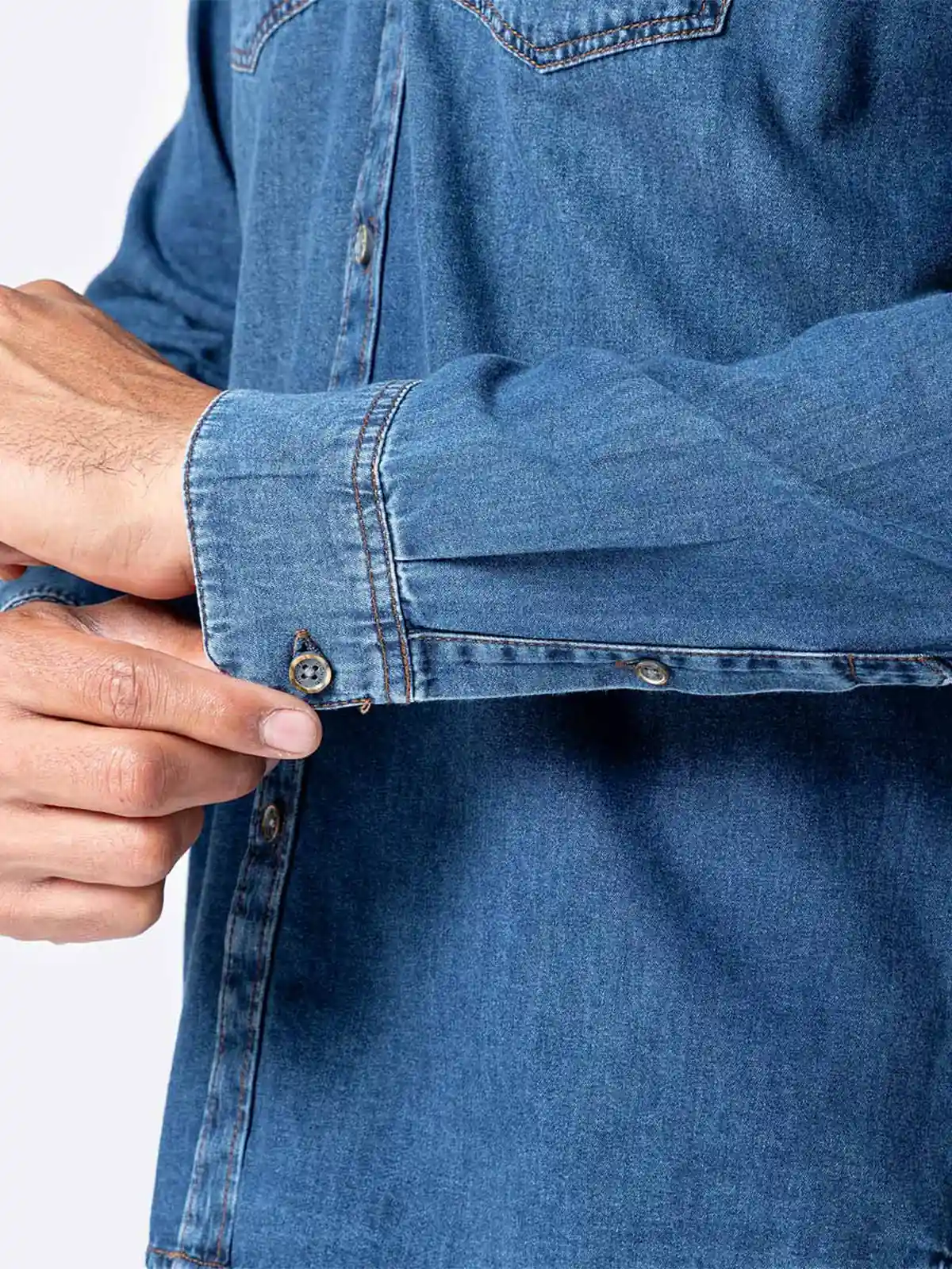 CAMISA REGULAR FIT MANGA LARGA HOMBRE PIONIER - 4