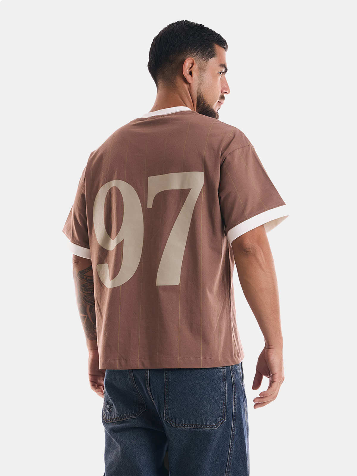 POLO BOXY FIT MANGA CORTA HOMBRE METAL JEANS ONE - 2