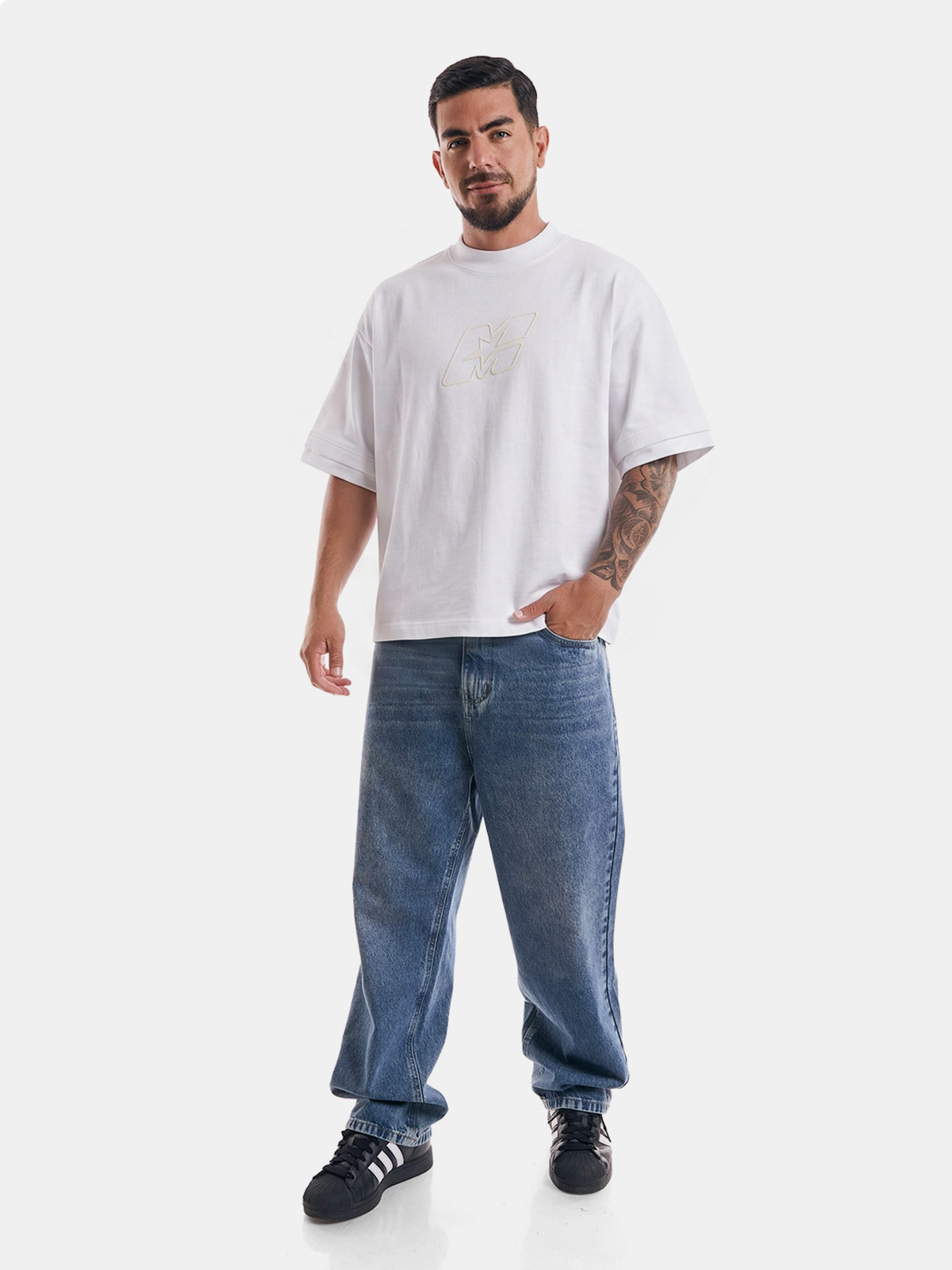 POLO MANGA CORTA HOMBRE METAL JEANS STAR BOXY FIT - 3