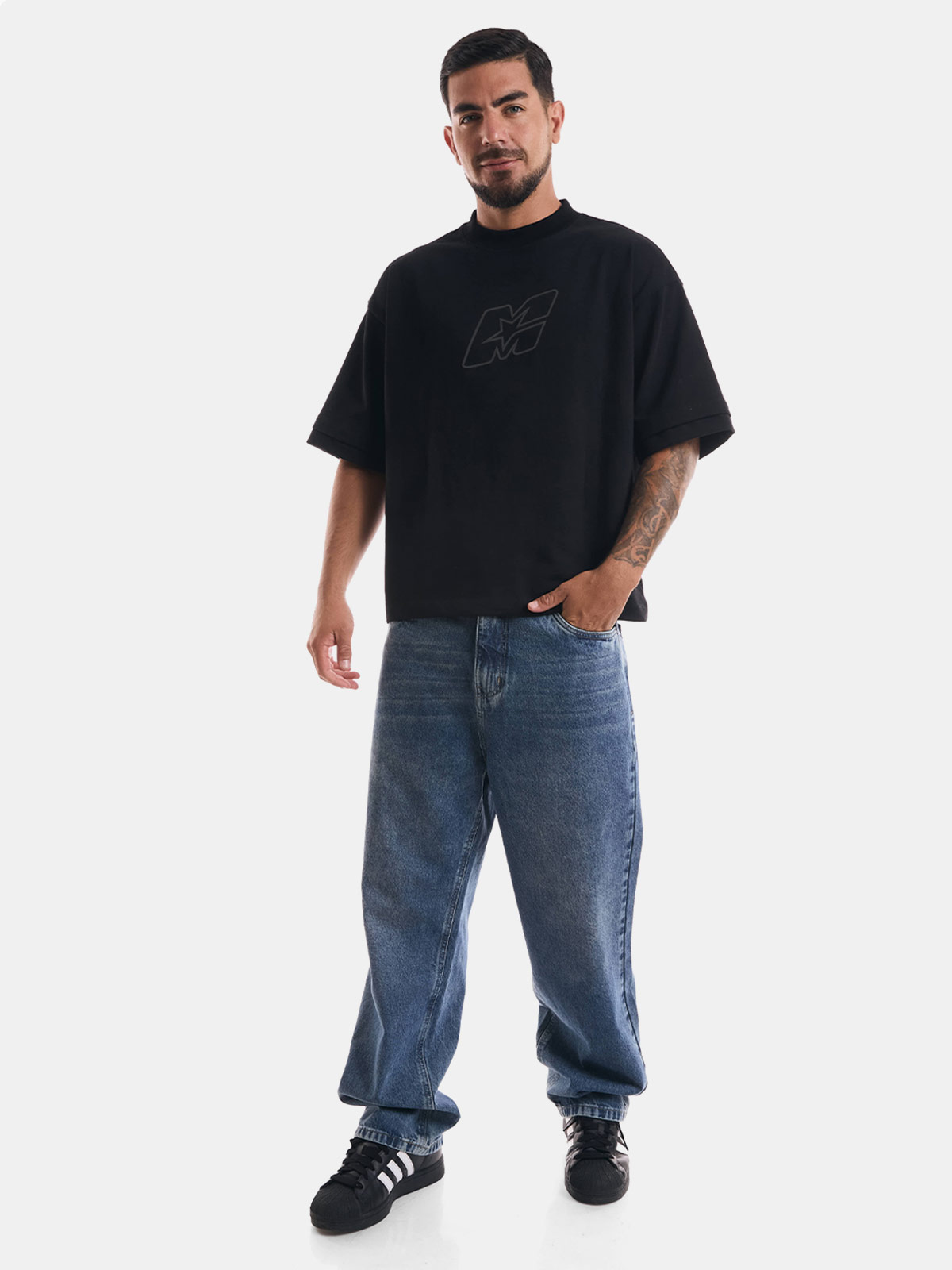 POLO MANGA CORTA HOMBRE METAL JEANS STAR BOXY FIT - 4