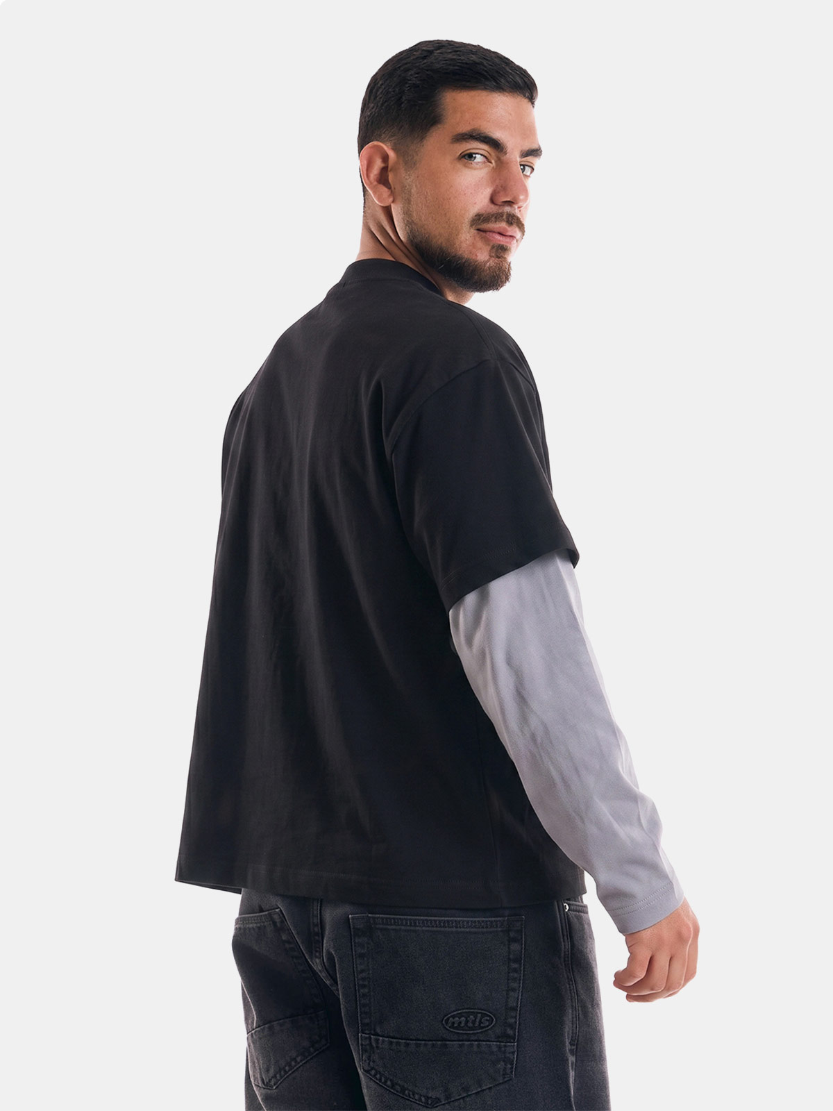 POLO BOXY FIT MANGA LARGA HOMBRE METAL JEANS SCOTH - 2
