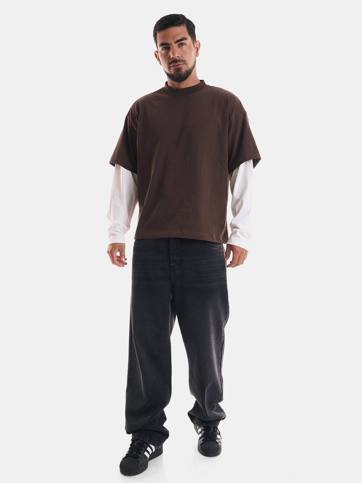 POLO BOXY FIT MANGA LARGA HOMBRE METAL JEANS SCOTH - 4