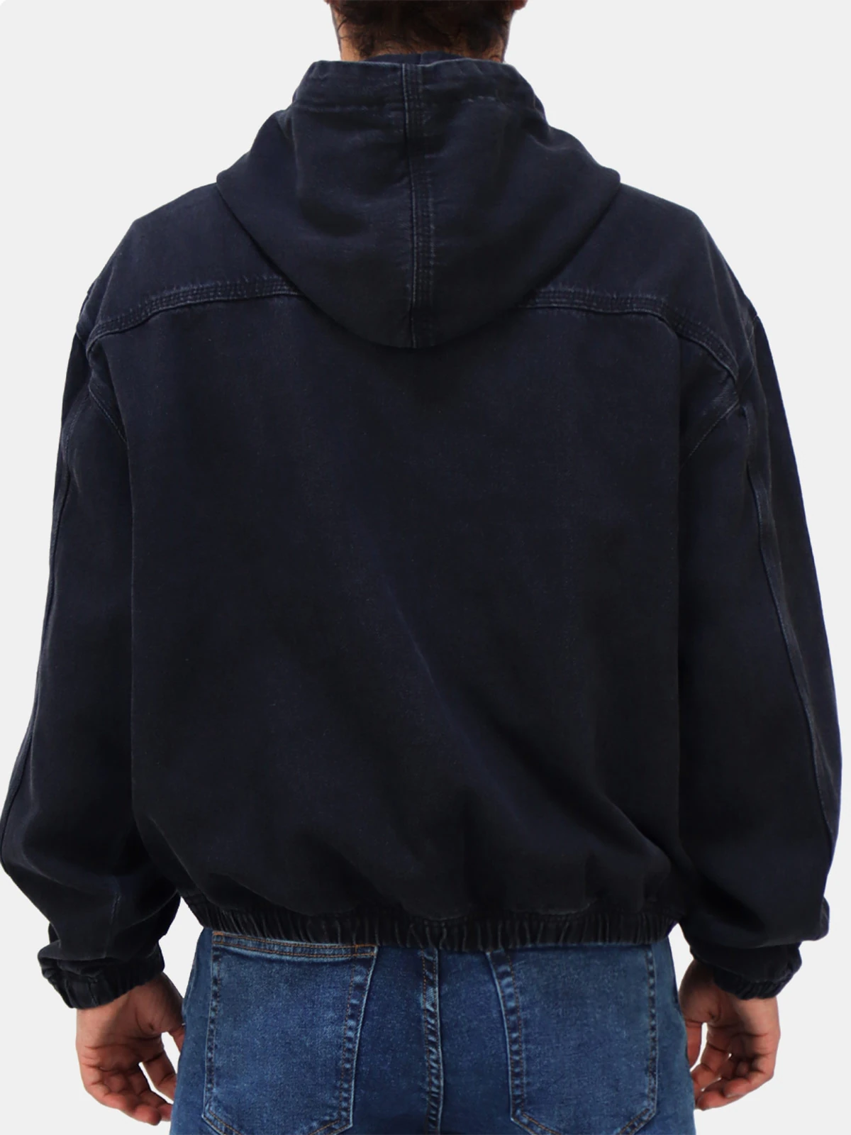 CASACA RELAXED FIT HOMBRE KAYRA MAN GRIS JEAN CAP - 2