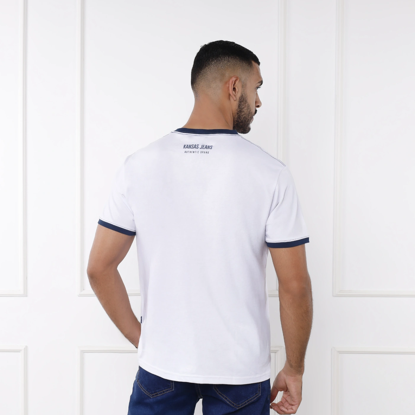 POLO MANGA CORTA HOMBRE KANSAS BLANCO DAN - 3