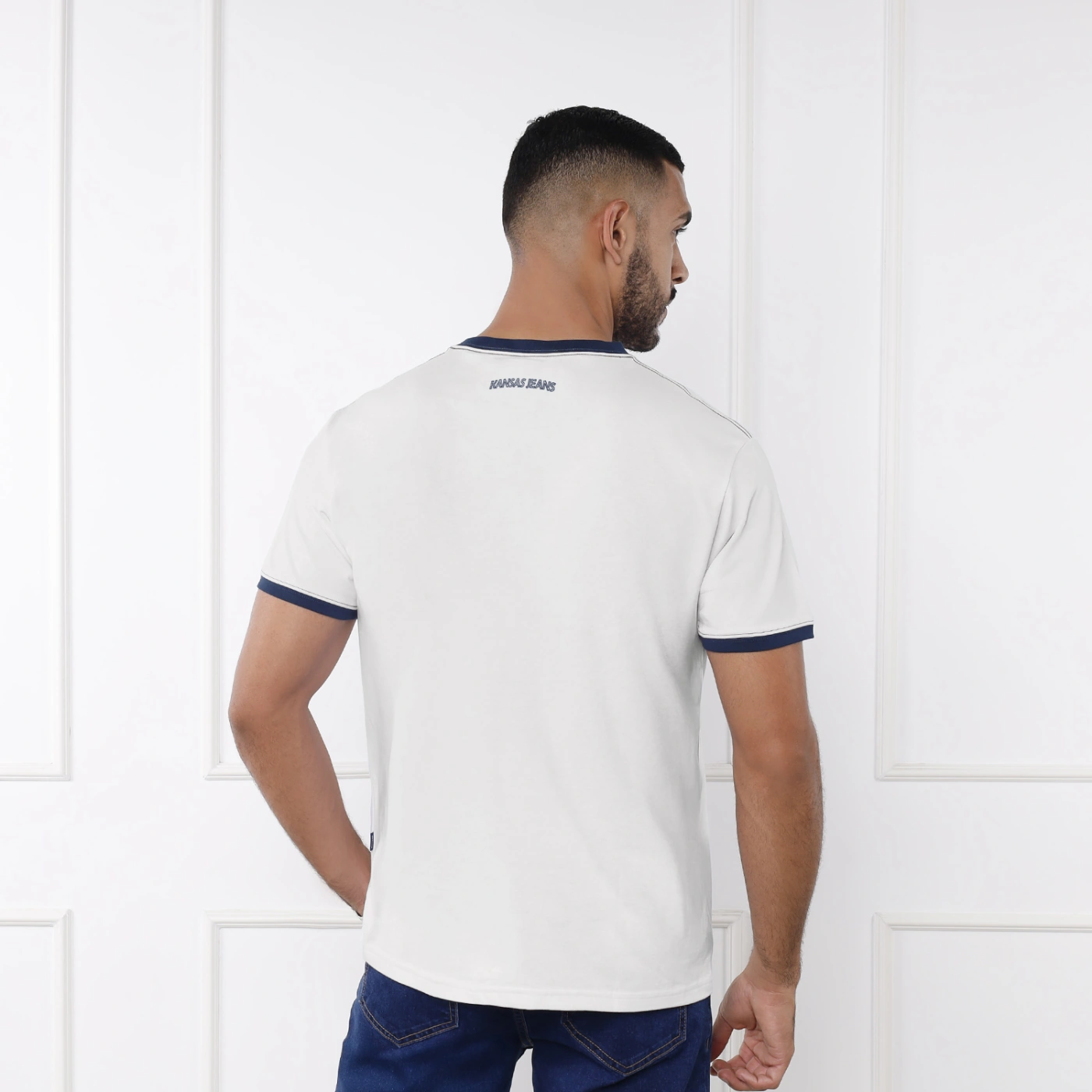 POLO MANGA CORTA HOMBRE KANSAS ECRU JHANS - 3