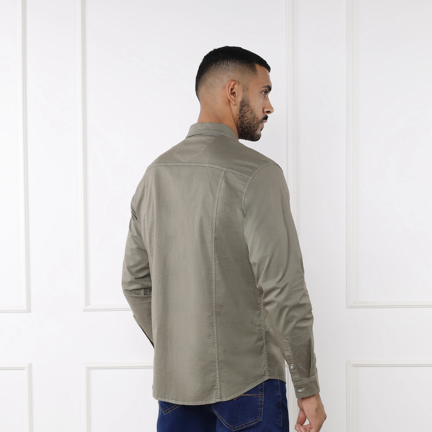 CAMISA MANGA LARGA REGULAR FIT HOMBRE KANSAS JACKSON - 3