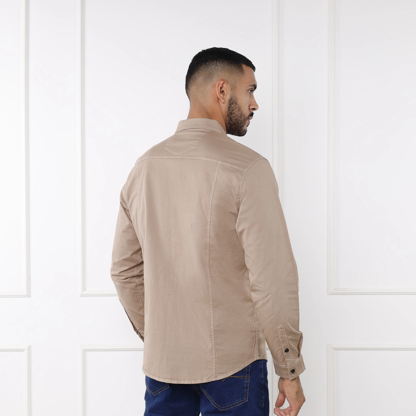CAMISA MANGA LARGA REGULAR FIT HOMBRE KANSAS JACKSON - 3