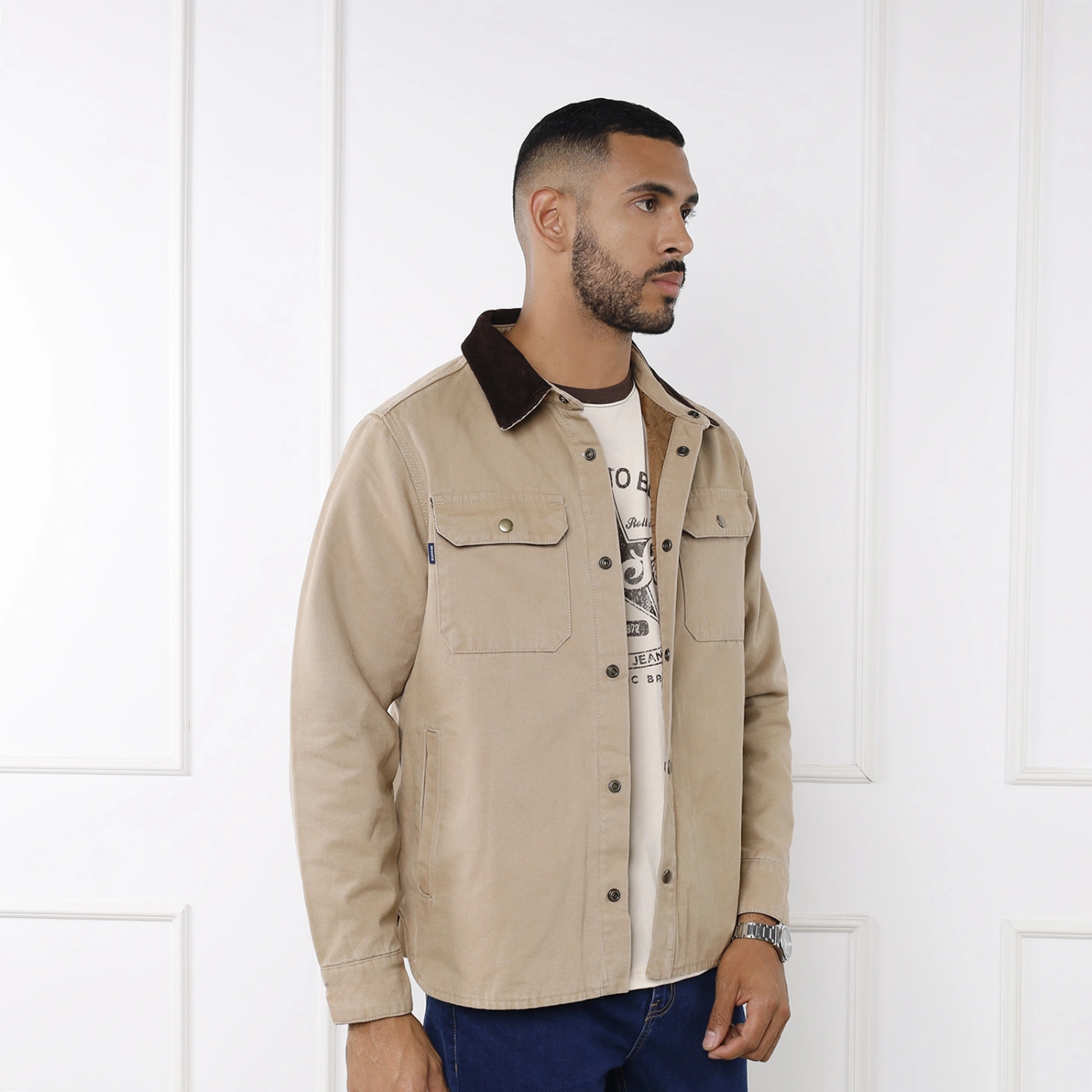 CASACA REGULAR FIT HOMBRE KANSAS BEIGE DARIEL - 2