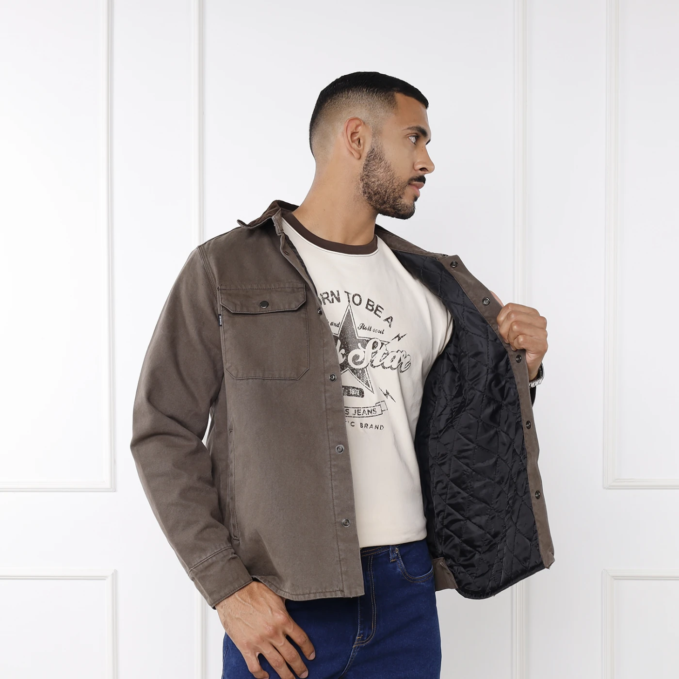 CASACA REGULAR FIT HOMBRE KANSAS BEIGE DARIEL - 2