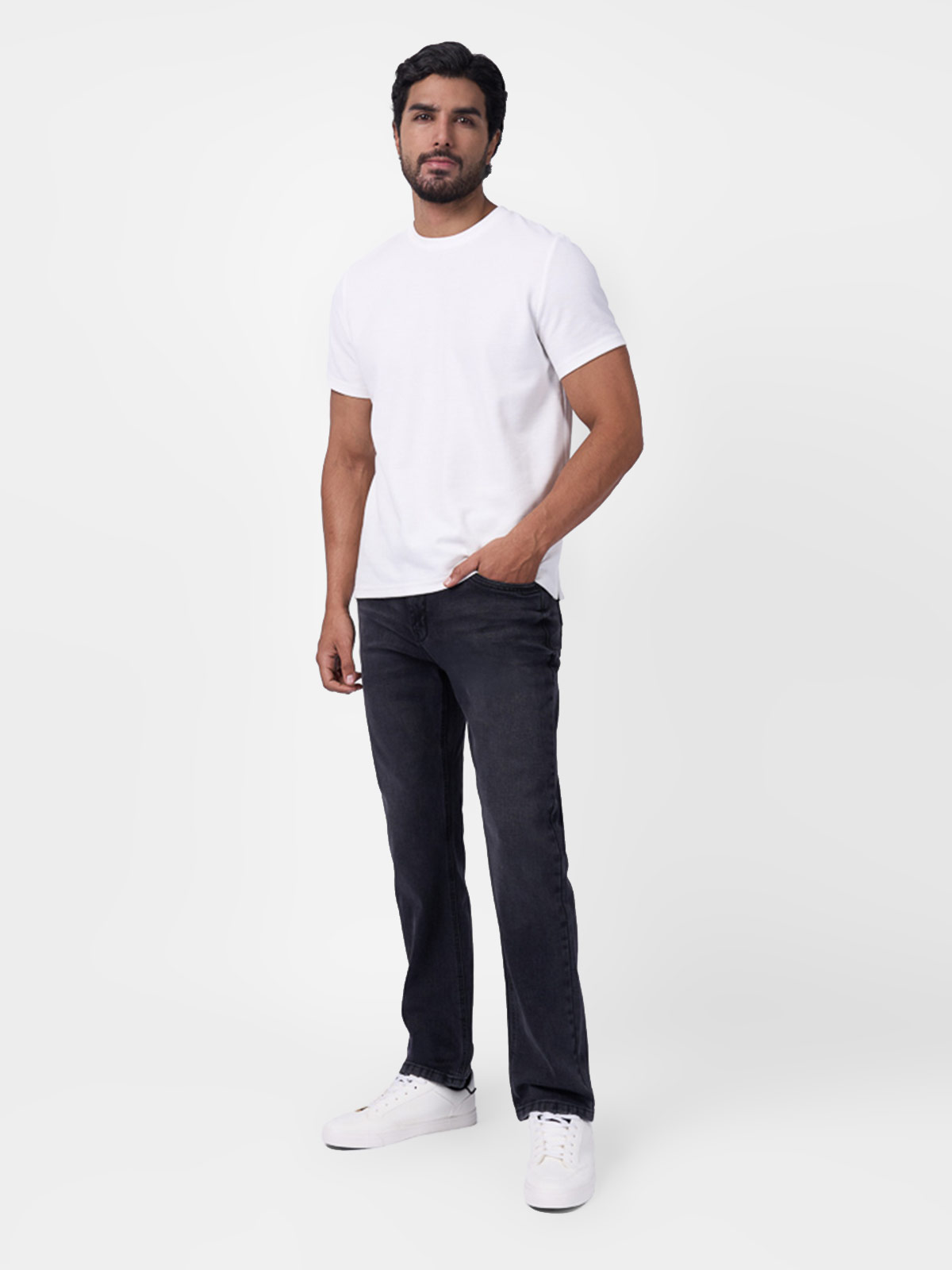 JEANS REGULAR FIT HOMBRE BRONCO CARBÓN MAKARIUS - 1