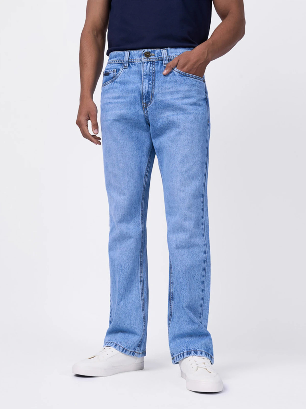 JEANS FLARE HOMBRE BRONCO CELESTE NAMM - 2