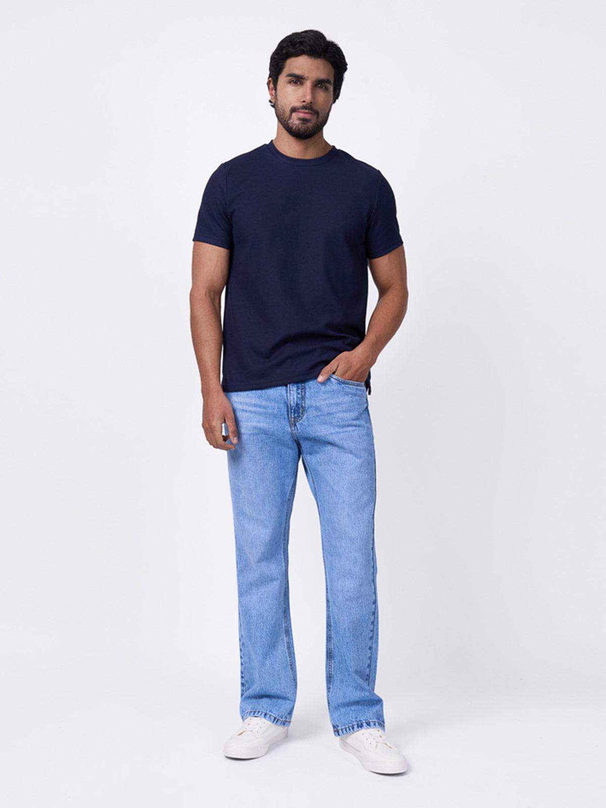 JEANS FLARE HOMBRE BRONCO CELESTE NAMM - 1