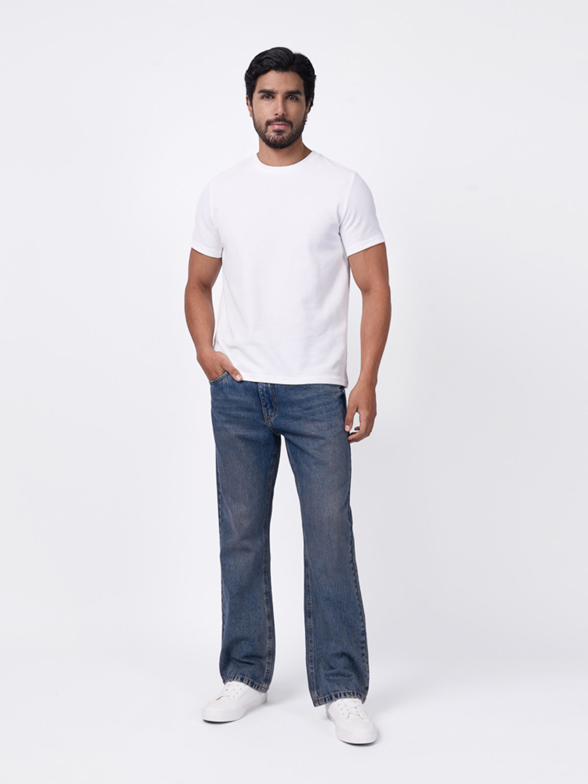 JEANS FLARE HOMBRE BRONCO CELESTE NAMM - 1