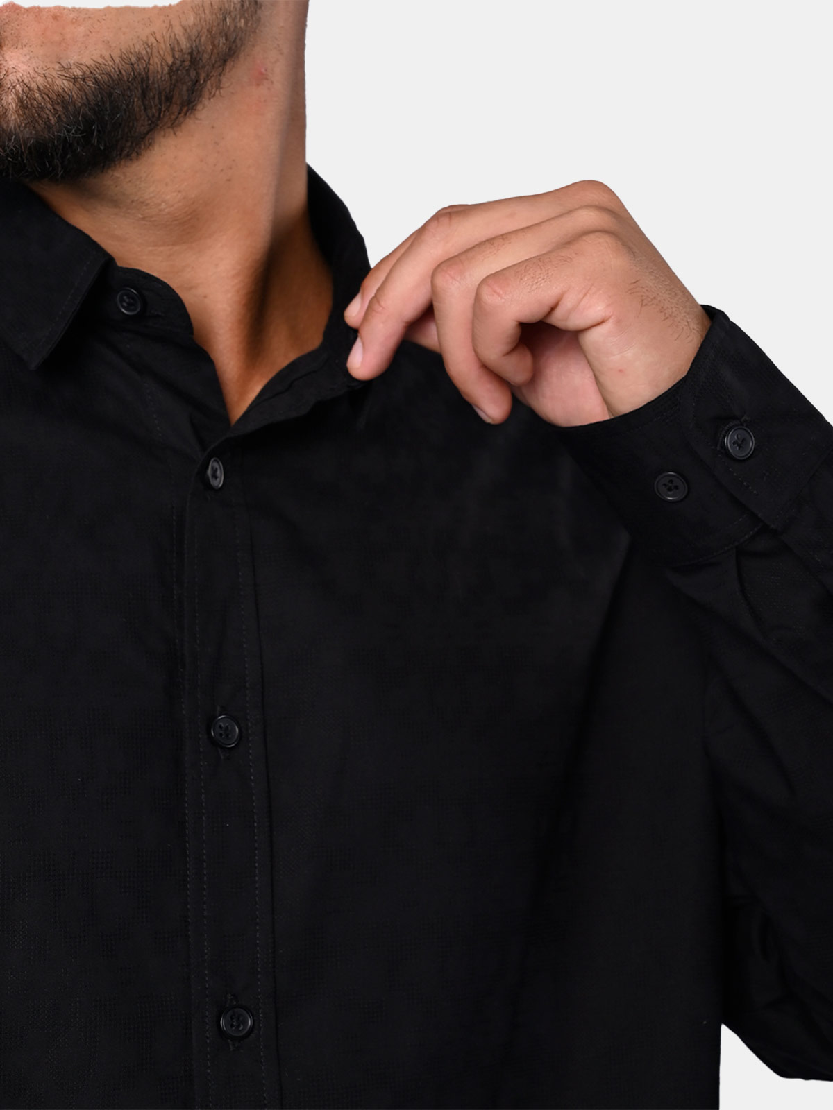 CAMISA MANGA LARGA HOMBRE BLACKOUT STRING - 4