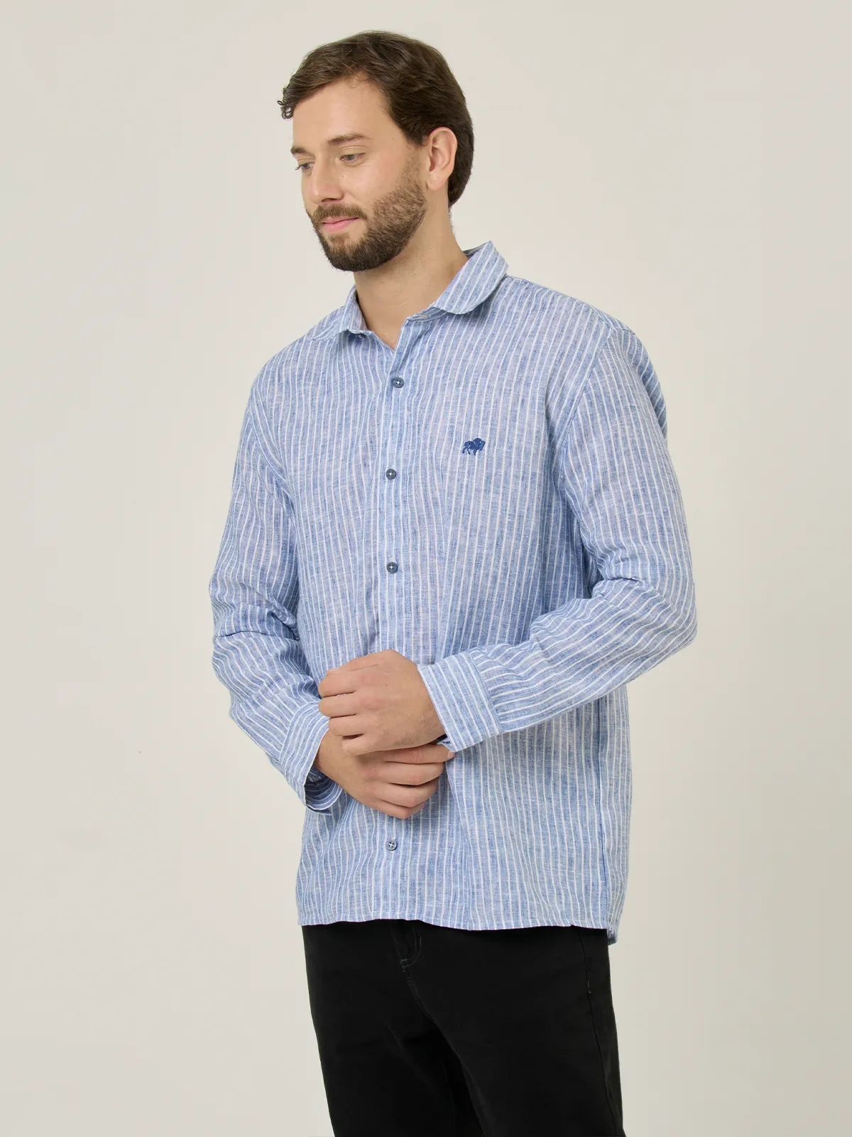 CAMISA MANGA LARGA HOMBRE ROBERT LEWIS - 3