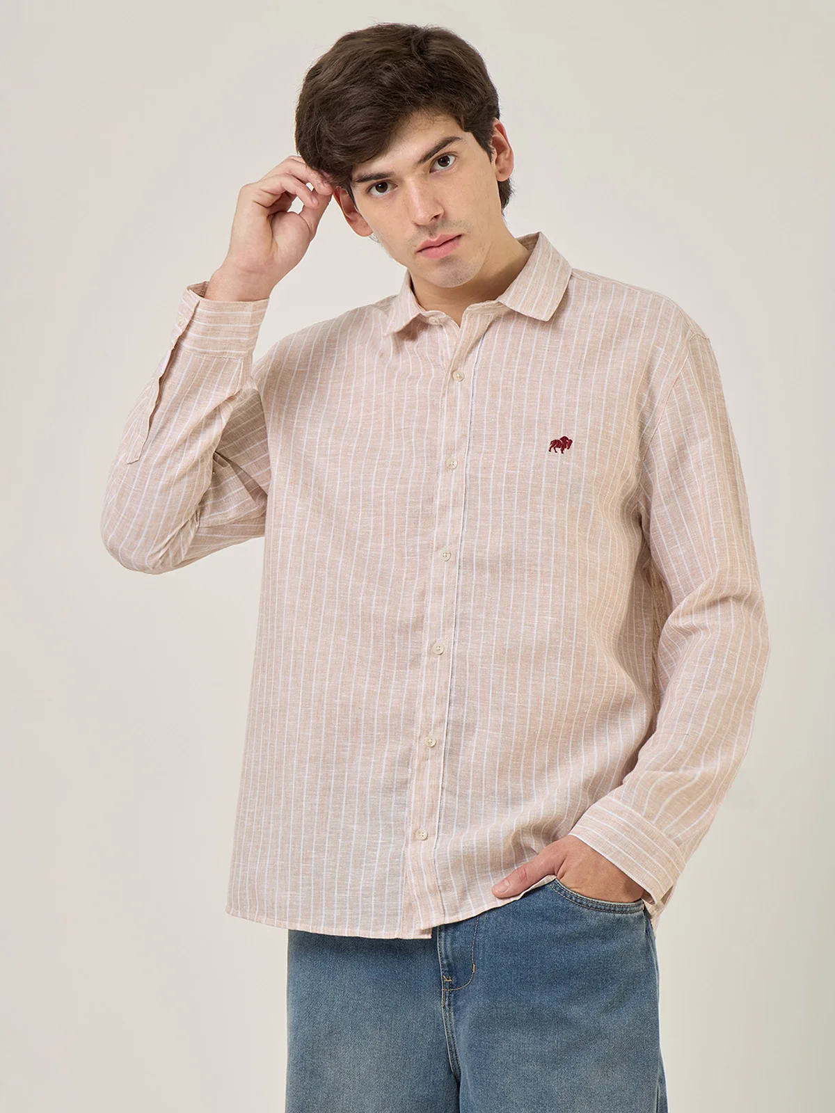 CAMISA MANGA LARGA HOMBRE ROBERT LEWIS - 1