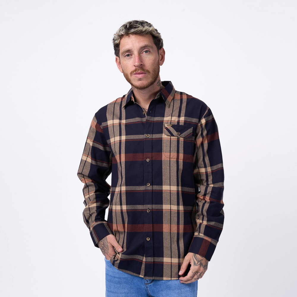 CAMISA MANGA LARGA HOMBRE BRONCO -G-FARAONEZ - 1