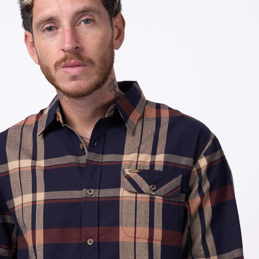 CAMISA MANGA LARGA HOMBRE BRONCO -G-FARAONEZ - 3