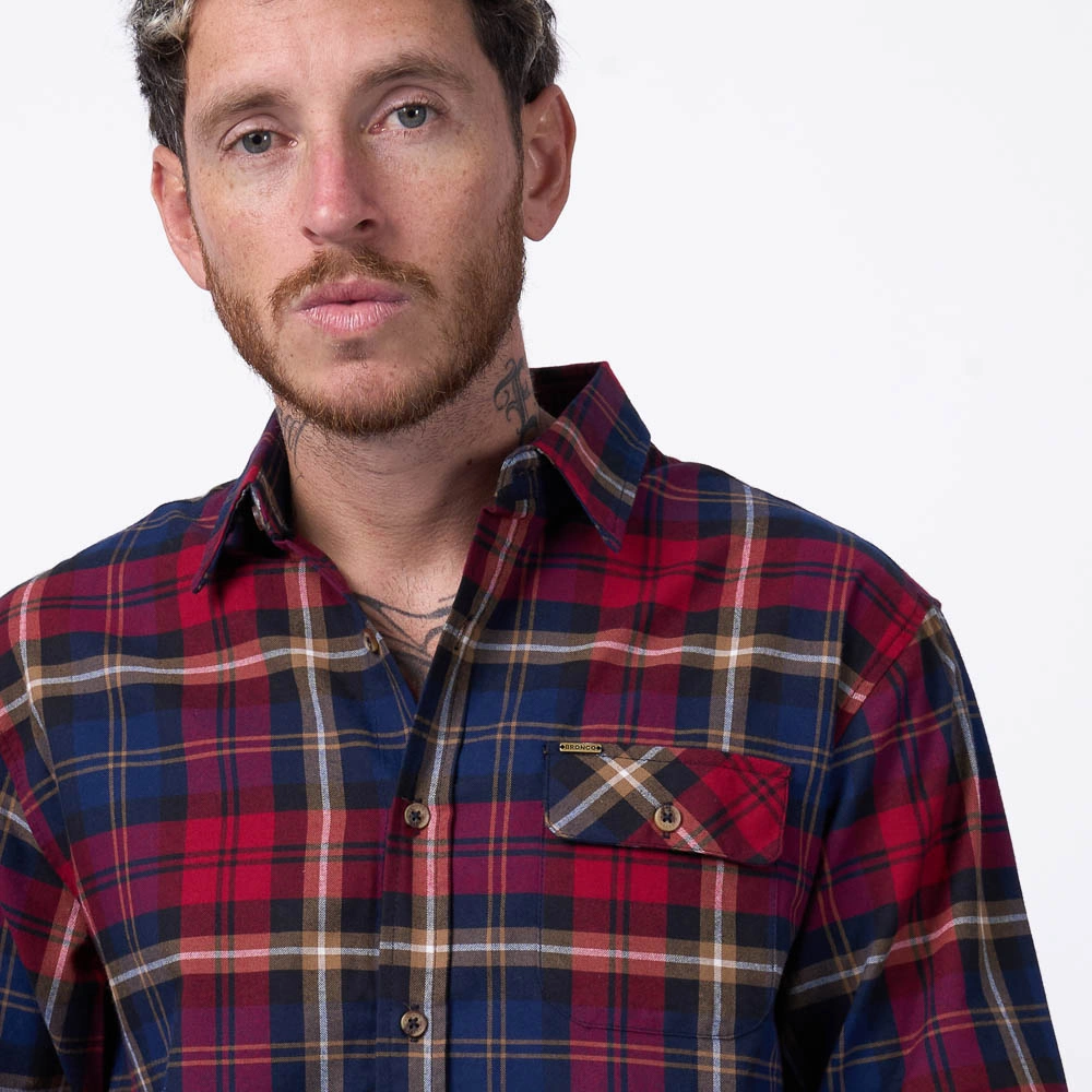 CAMISA MANGA LARGA HOMBRE BRONCO -G-FARAONEZ - 3