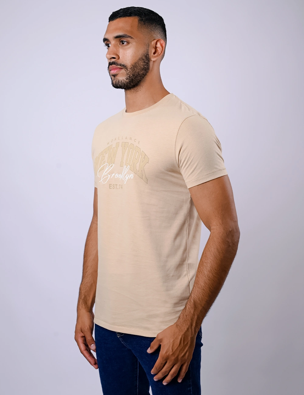 POLO MANGA CORTA HOMBRE WOALLANCE PREMIUM HONEY - 3