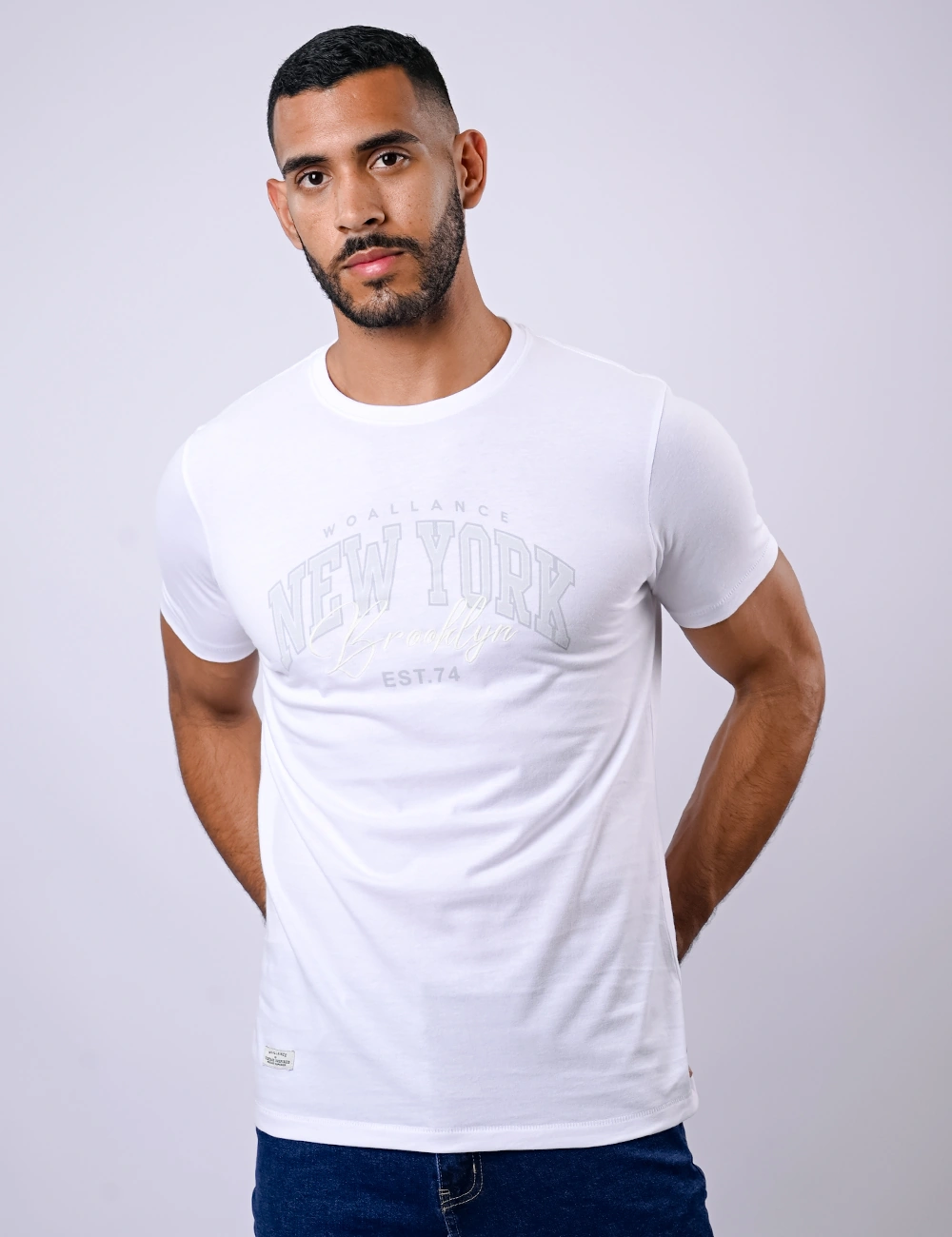 POLO MANGA CORTA HOMBRE WOALLANCE PREMIUM HONEY - 1