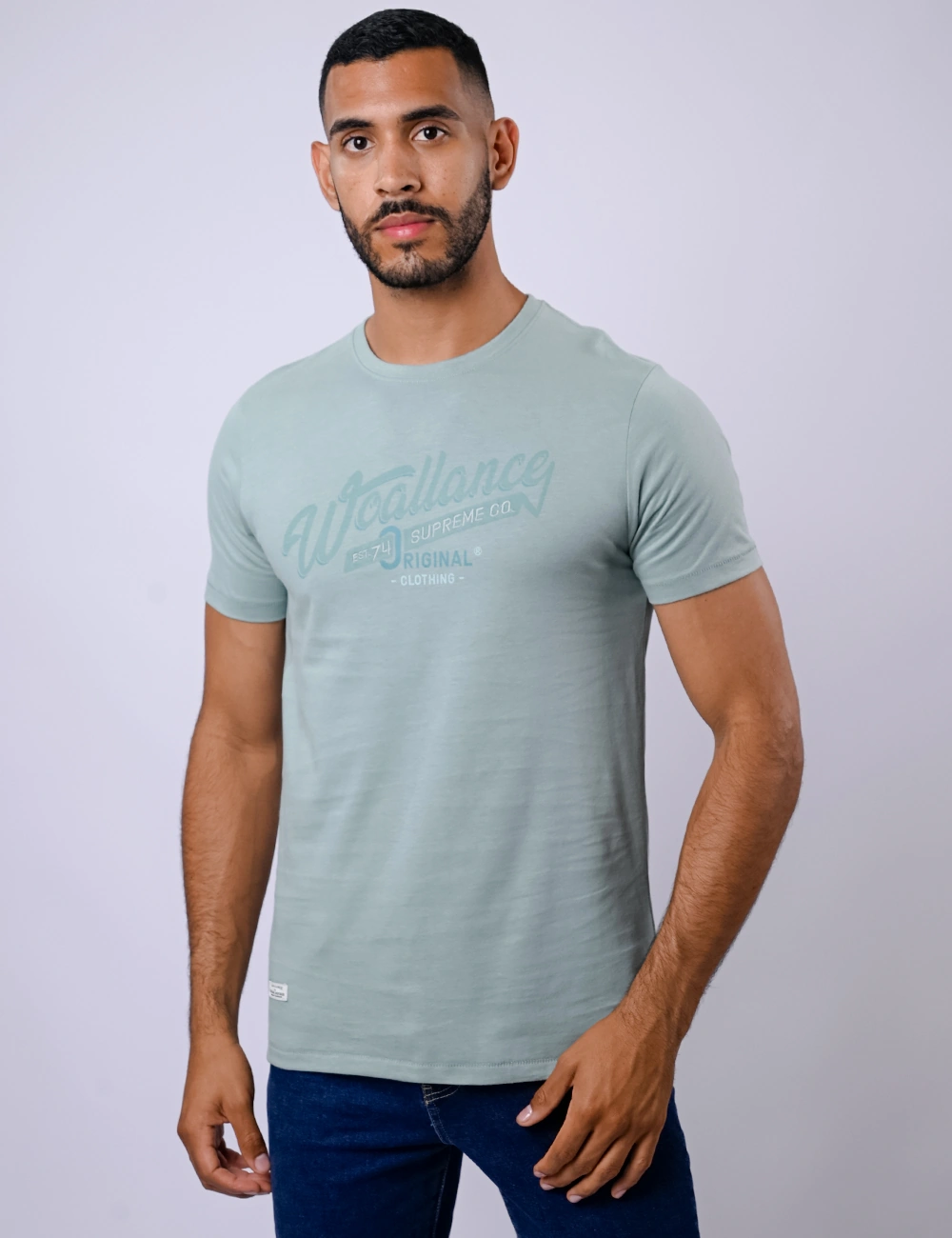 POLO MANGA CORTA HOMBRE WOALLANCE PREMIUM MORGAN - 1