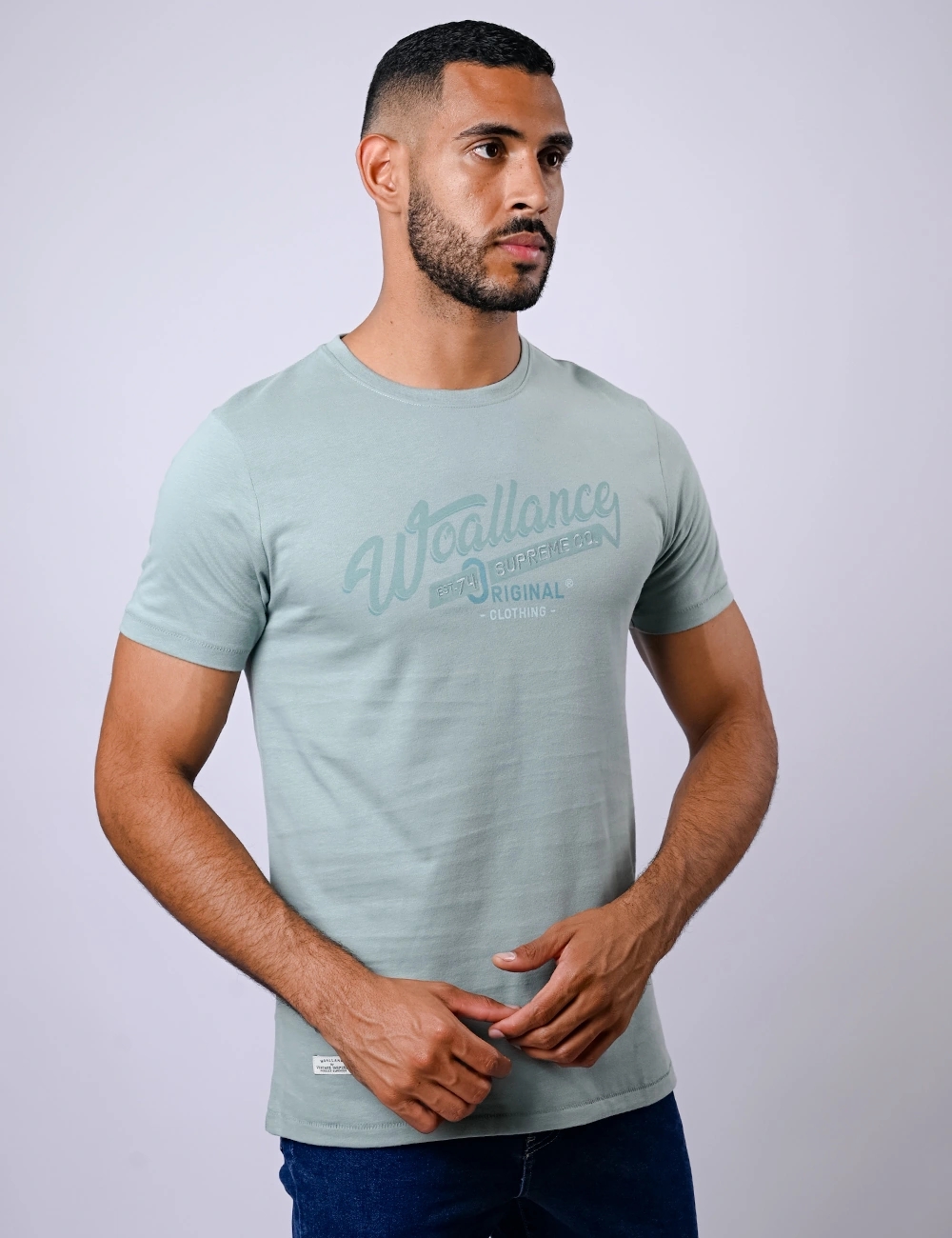 POLO MANGA CORTA HOMBRE WOALLANCE PREMIUM MORGAN - 2