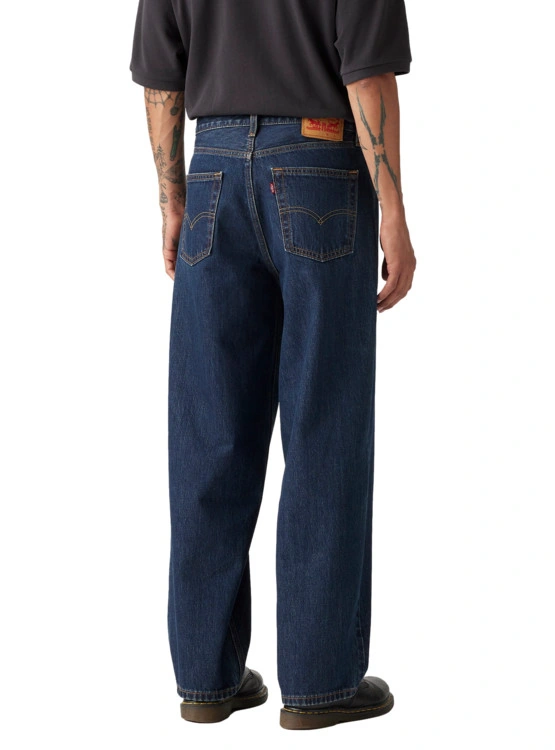 JEAN BAGGY FIT HOMBRE LEVI'S 578 RINSE CRUS TIRO MEDIO - 4