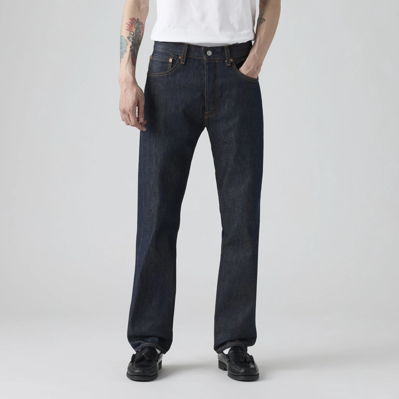 JEAN REGULAR FIT HOMBRE LEVI'S 501 ORIGINAL TIRO MEDIO - 4