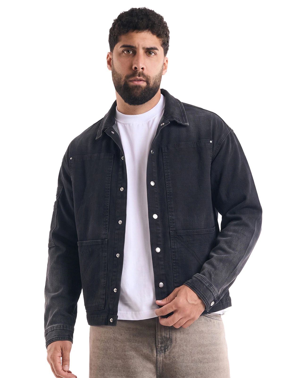 CASACA BOXY FIT HOMBRE METAL JEANS EMMET - 1