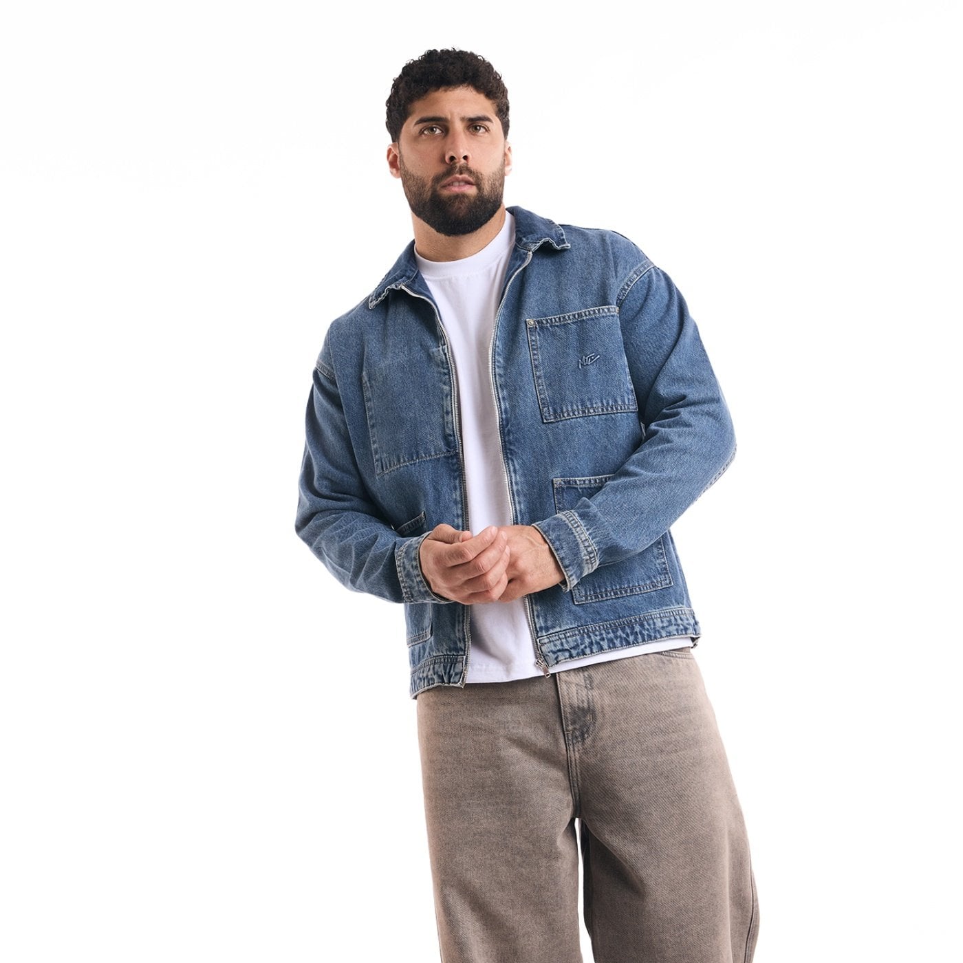 CASACA BOXY FIT HOMBRE METAL JEANS ESTAMBULL - 1